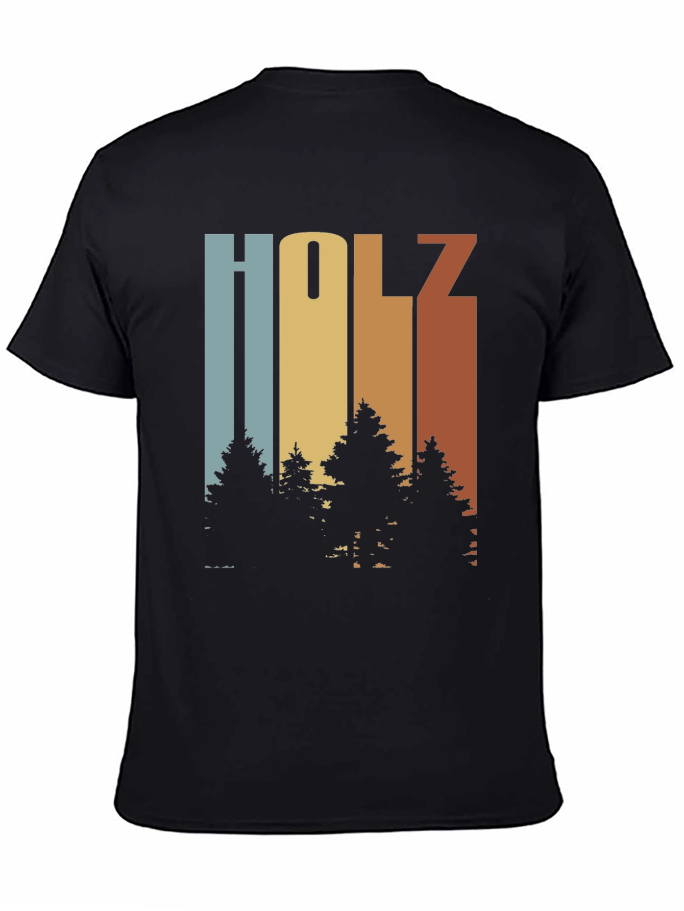 Holz Tree Graphic Tee - Retro Style