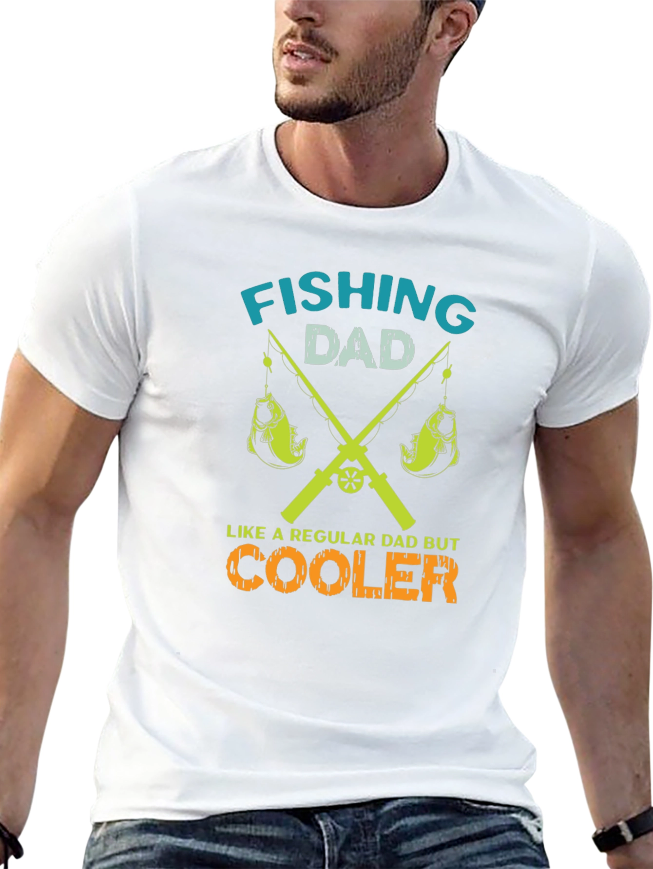 Fishing Dad T-Shirt: Cool Dad Gift