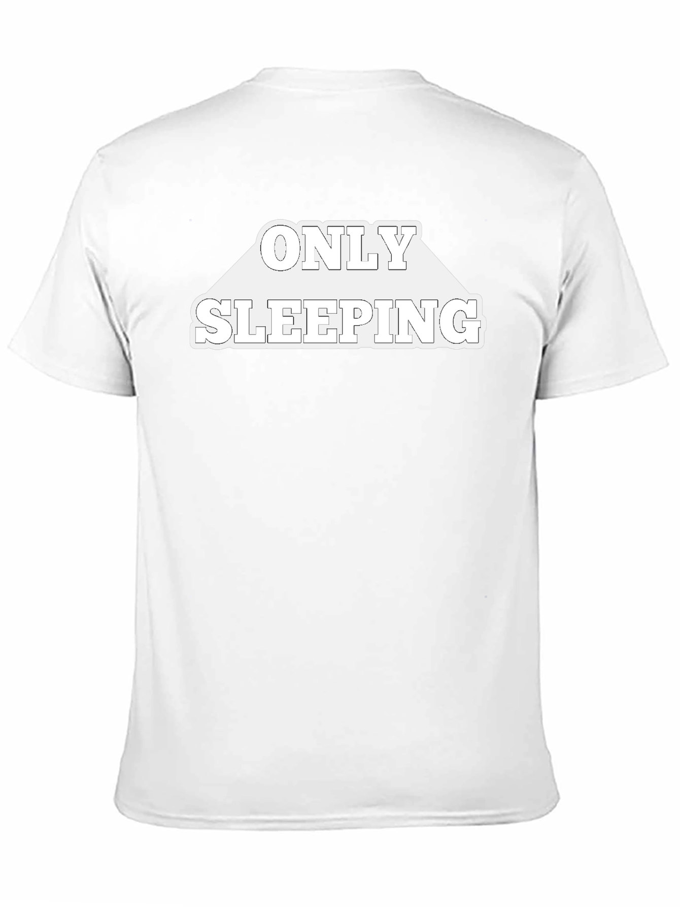 Only Sleeping Black Graphic Tee