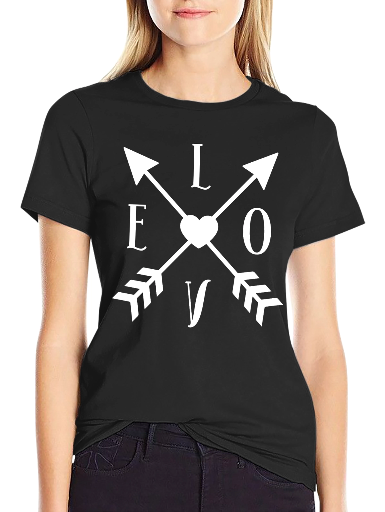 Love Arrows Graphic Tee - Stylish & Trendy T-Shirt