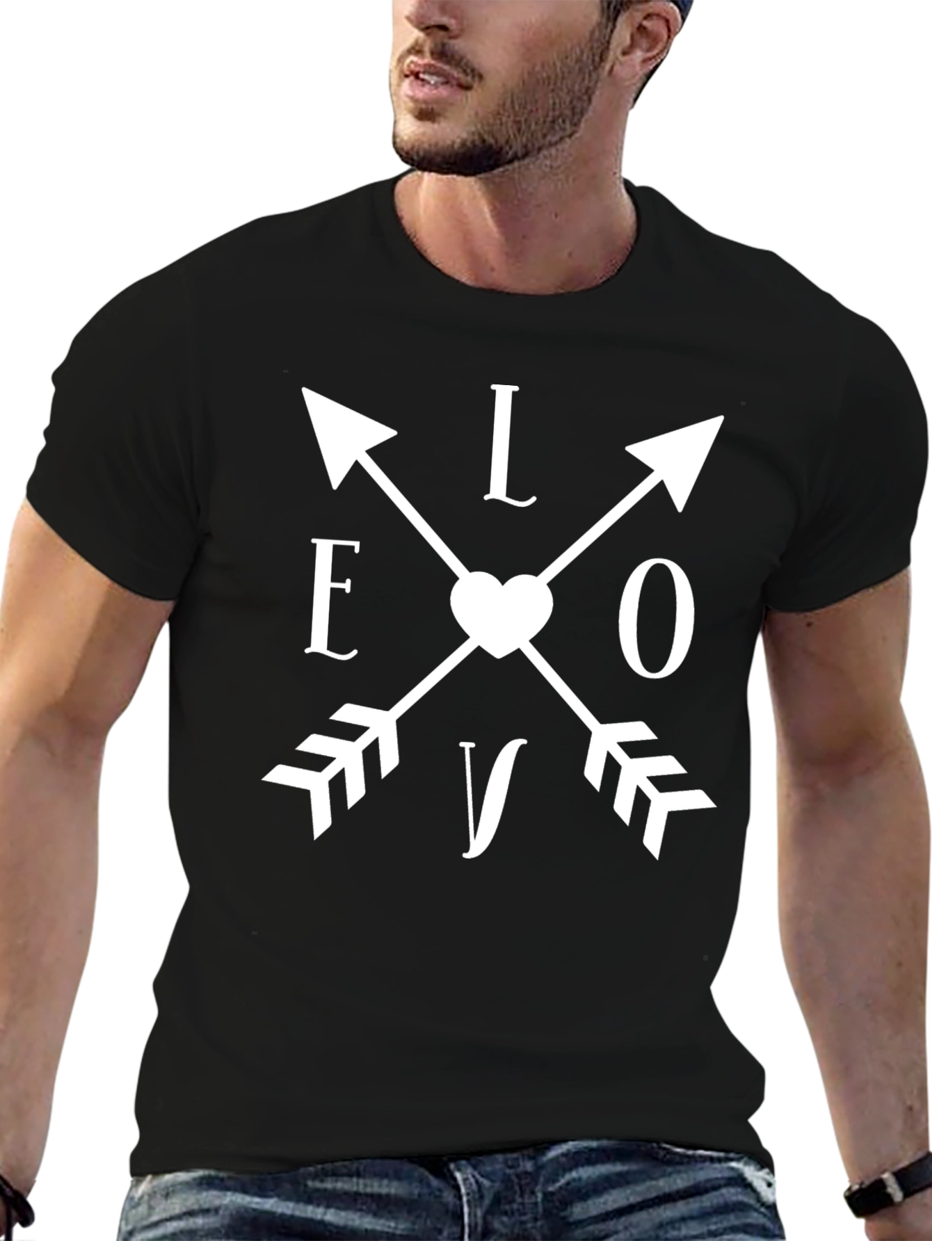 Love Arrows Graphic Tee - Stylish & Trendy T-Shirt
