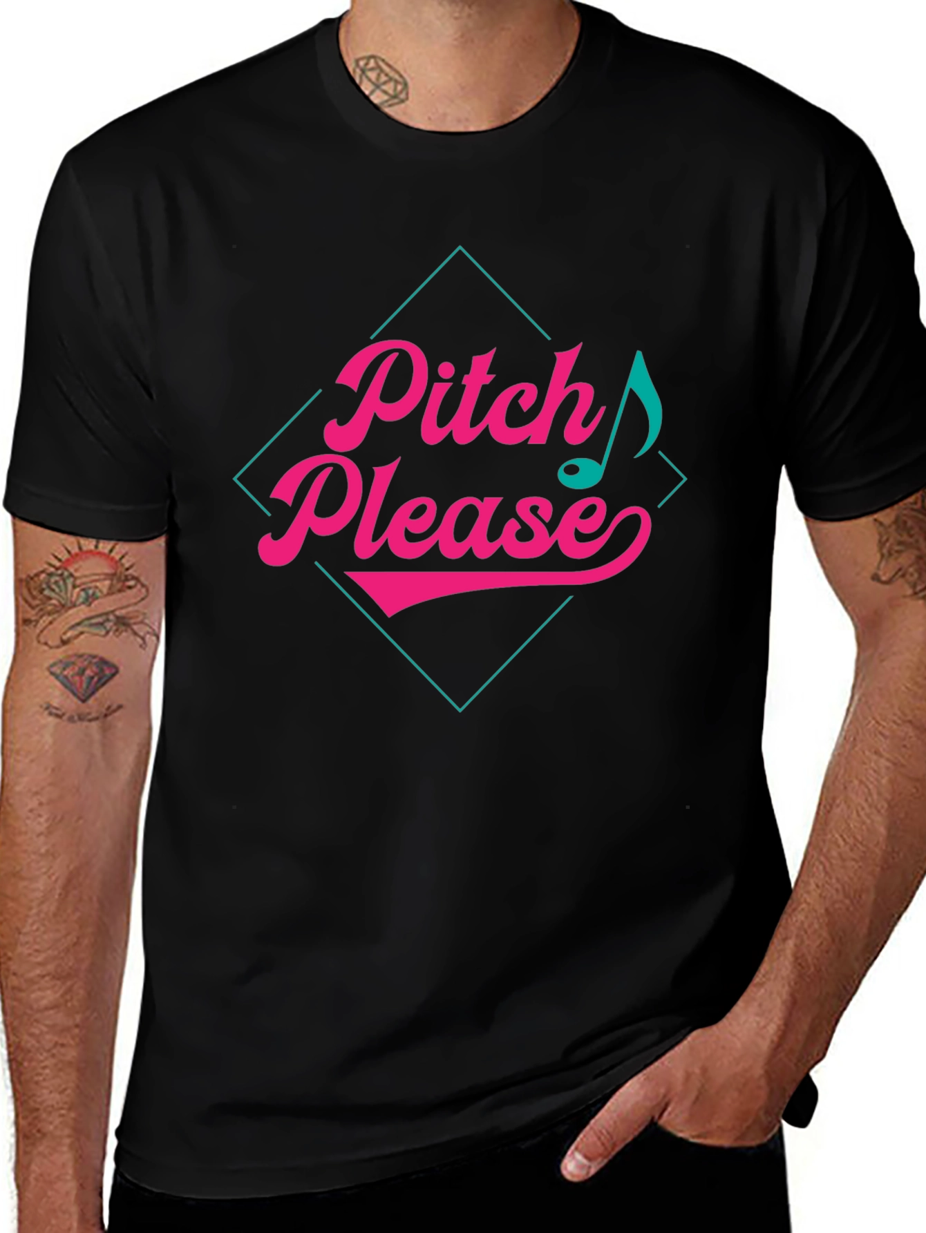 Pitch Please Retro Graphic T-Shirt