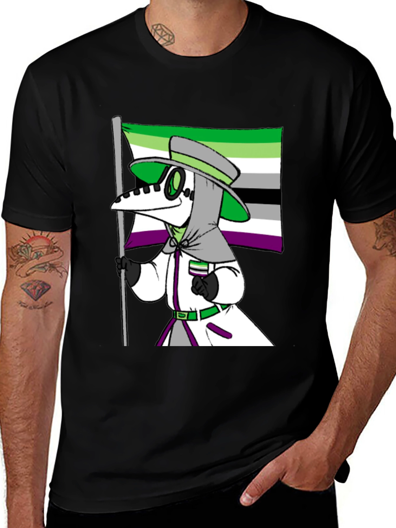 Aromantic Plague Doctor T-Shirt