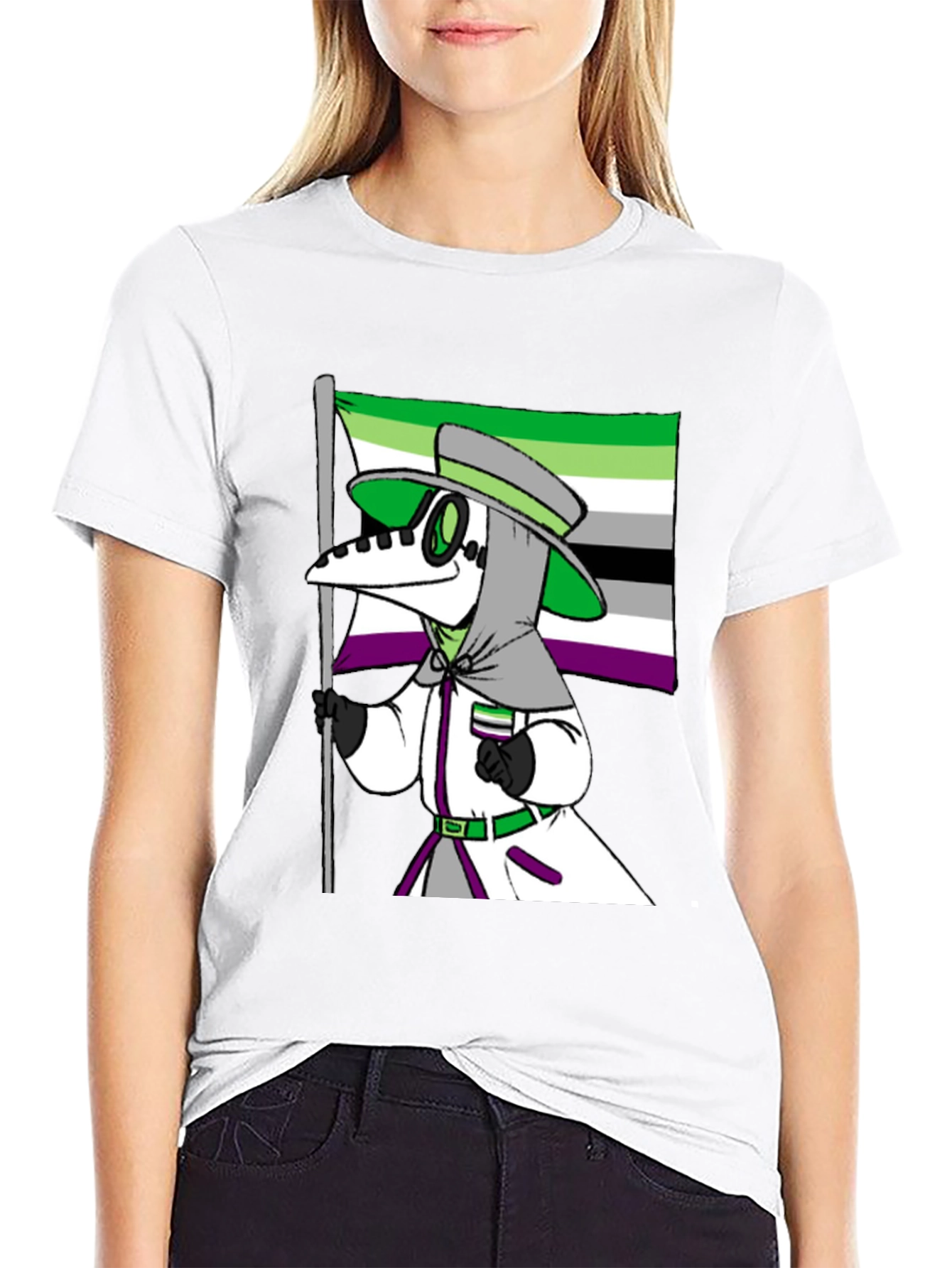 Aromantic Plague Doctor T-Shirt