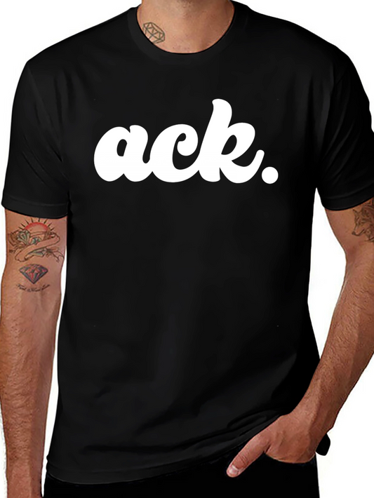 Ack Graphic Tee - Trendy Statement T-Shirt
