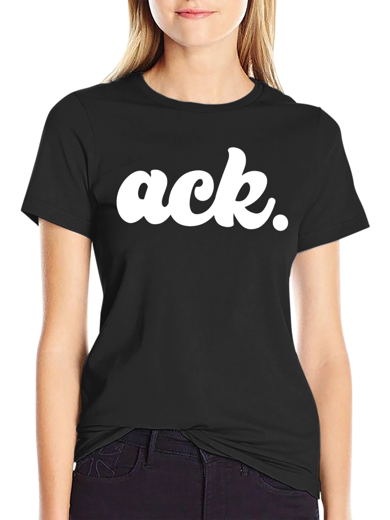 Ack Graphic Tee - Trendy Statement T-Shirt