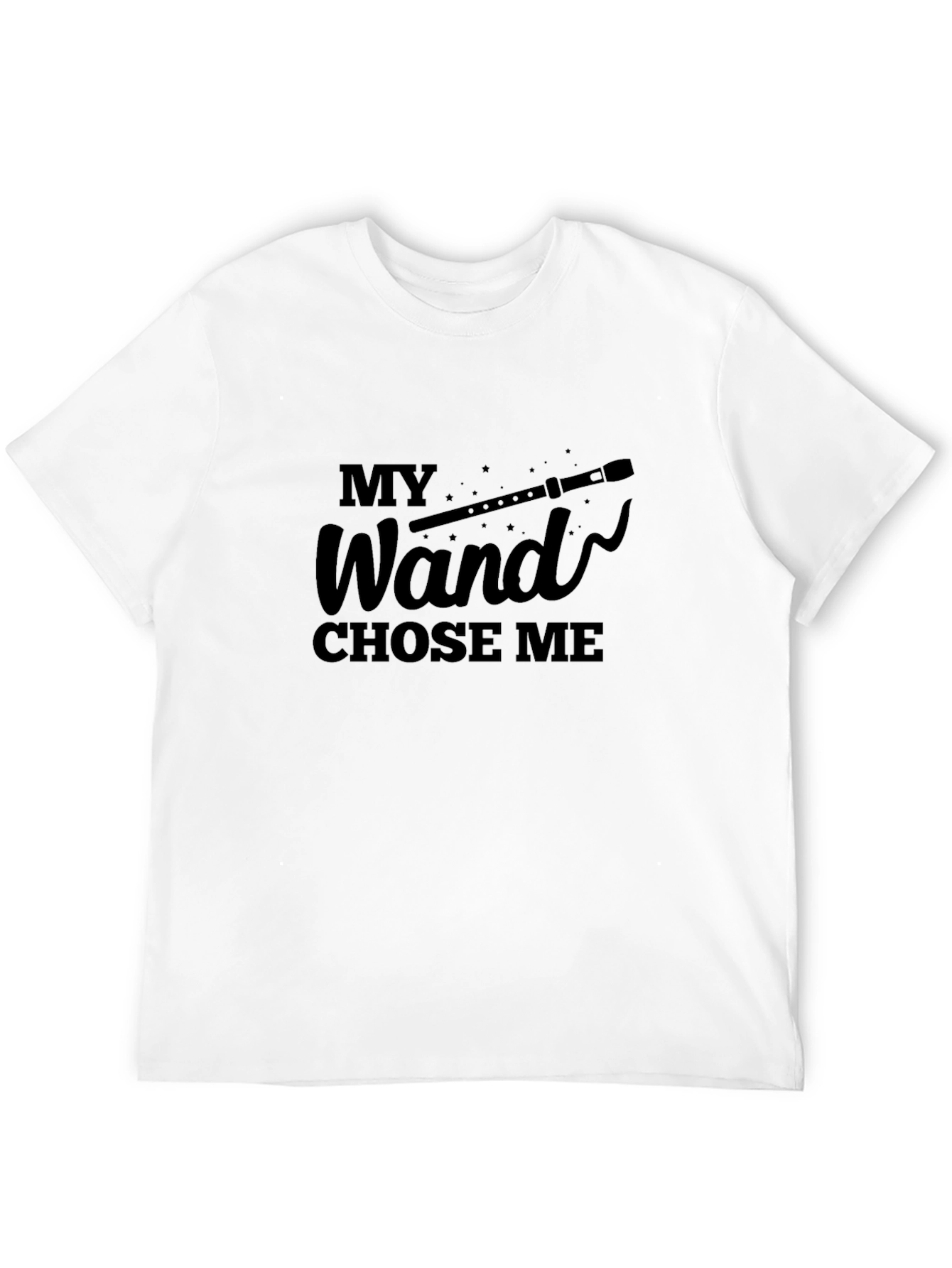 My Wand Chose Me Black T-Shirt