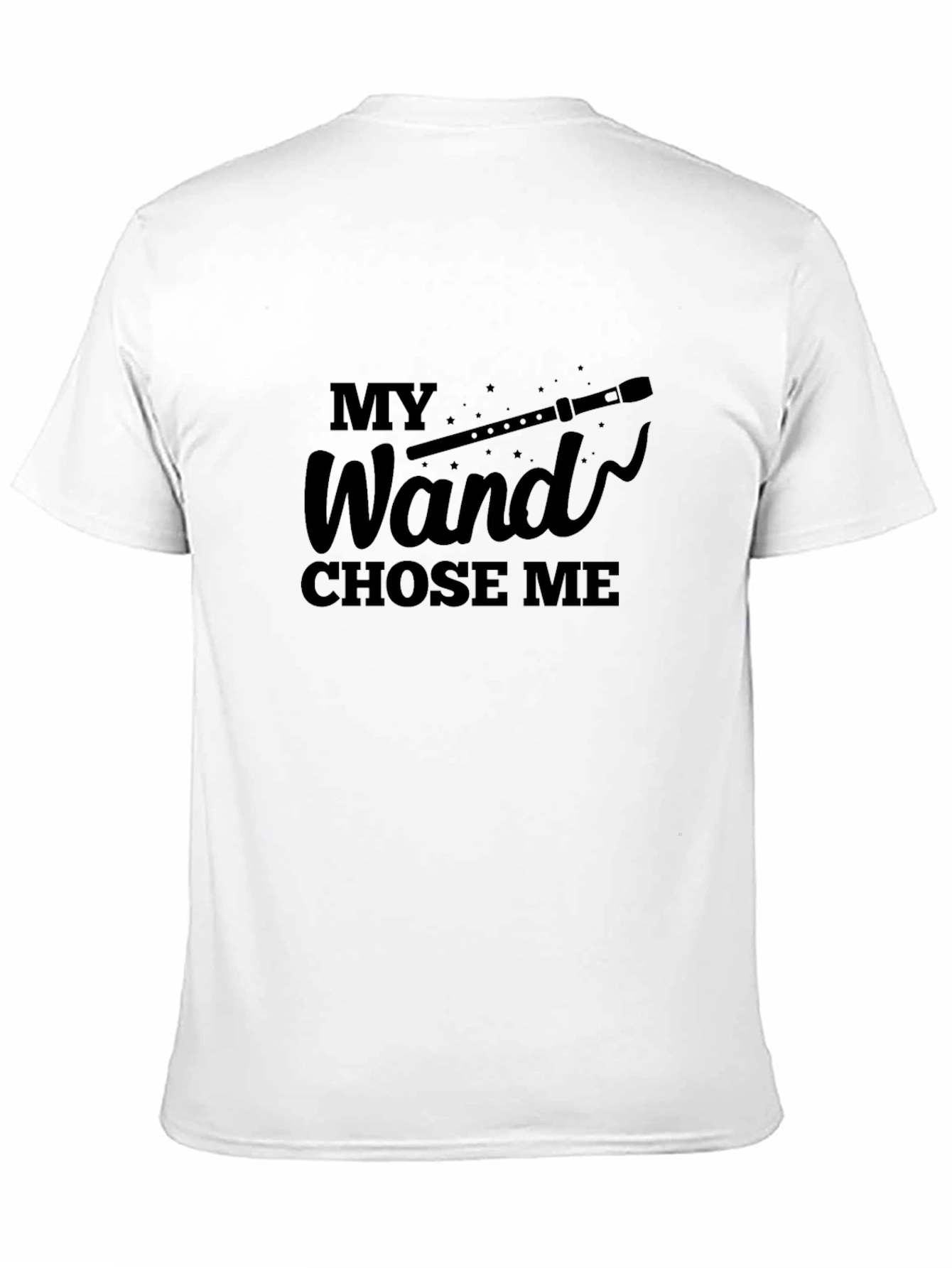 My Wand Chose Me Black T-Shirt