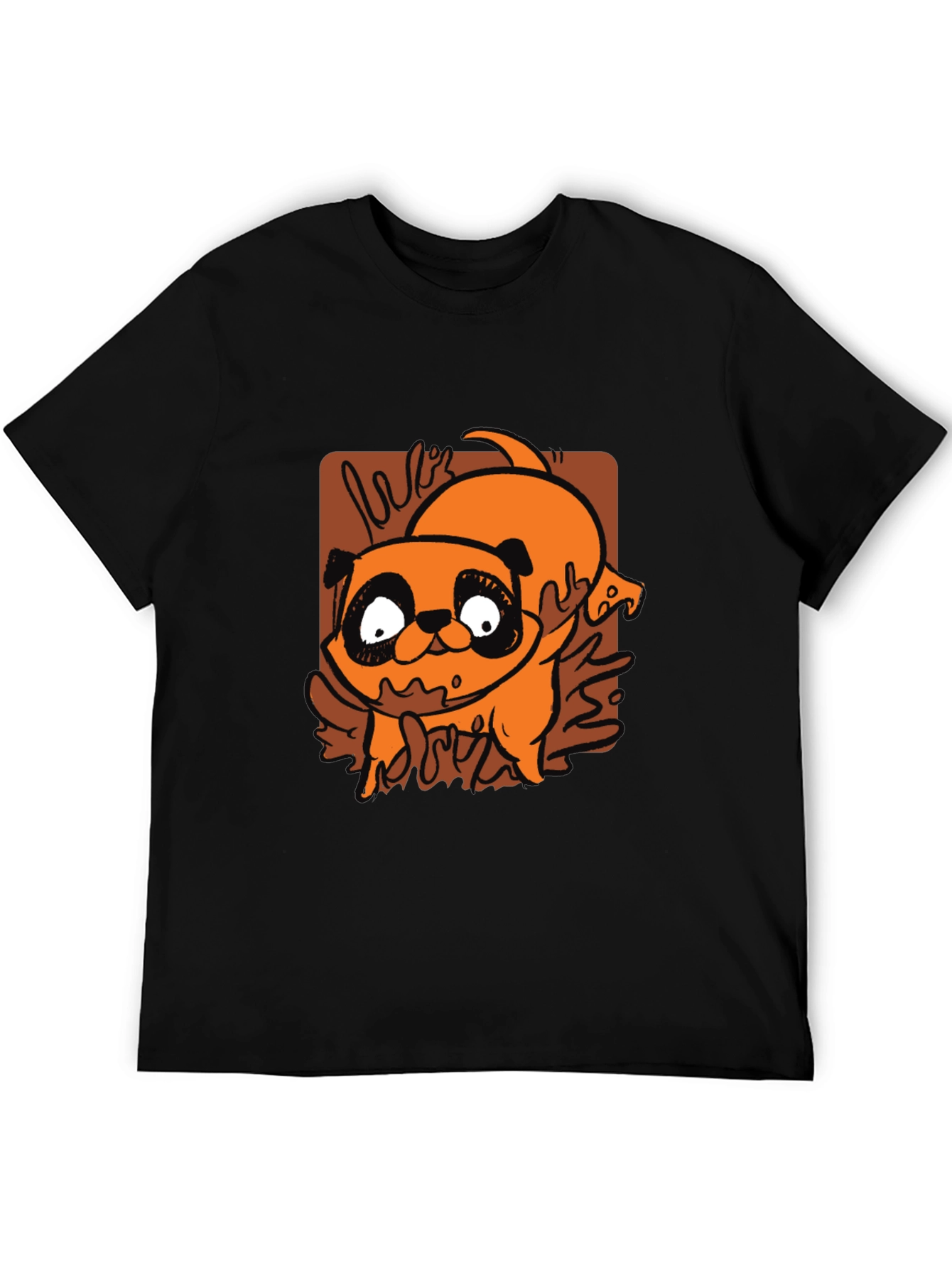 Cartoon Pug T-Shirt - Cute Dog Graphic Tee