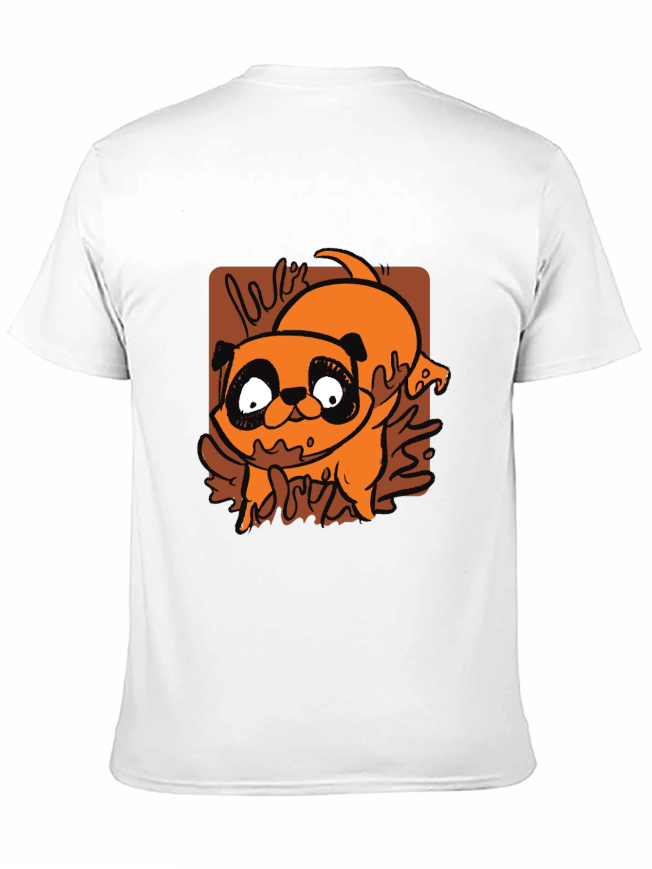 Cartoon Pug T-Shirt - Cute Dog Graphic Tee
