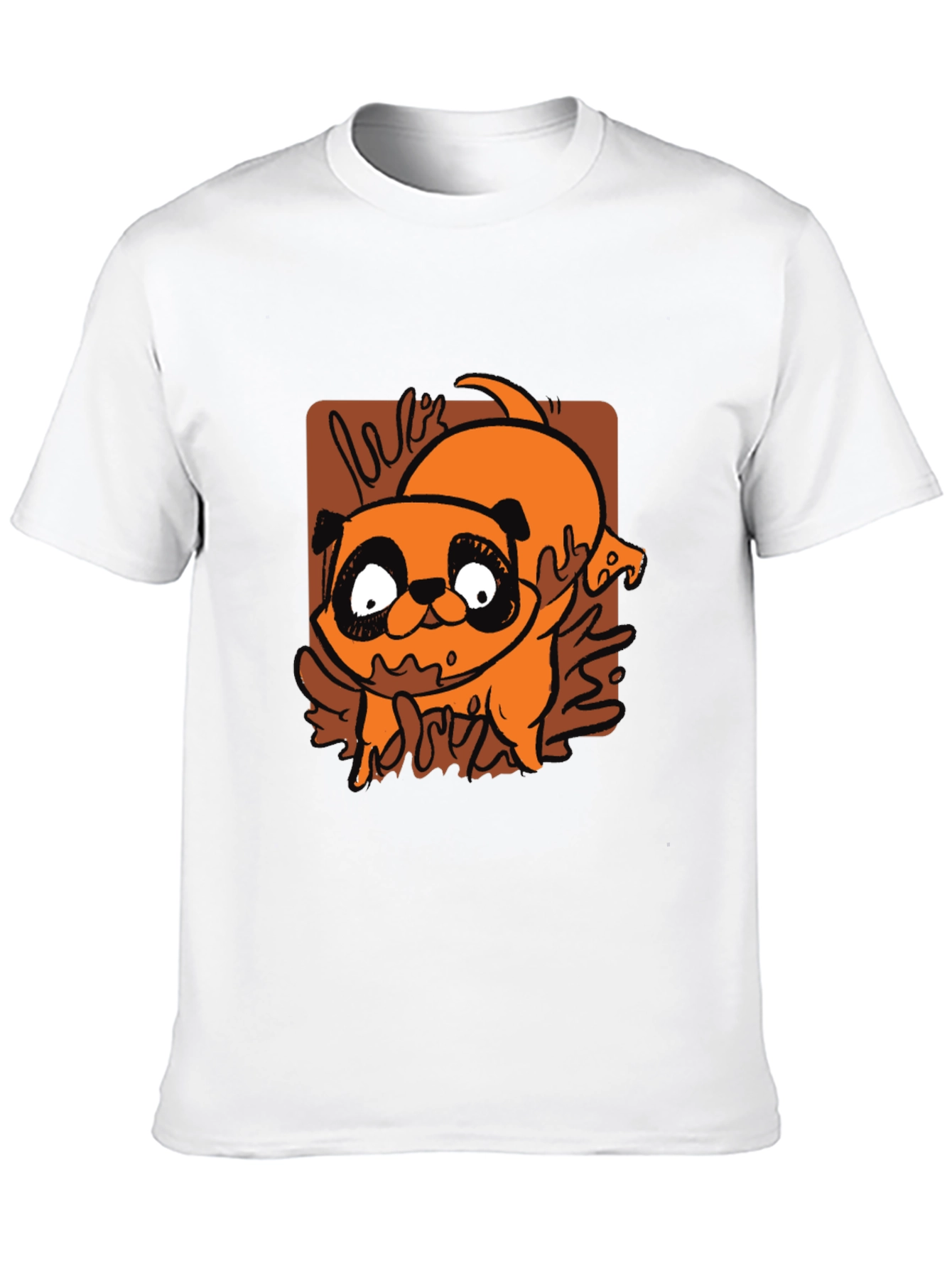 Cartoon Pug T-Shirt - Cute Dog Graphic Tee