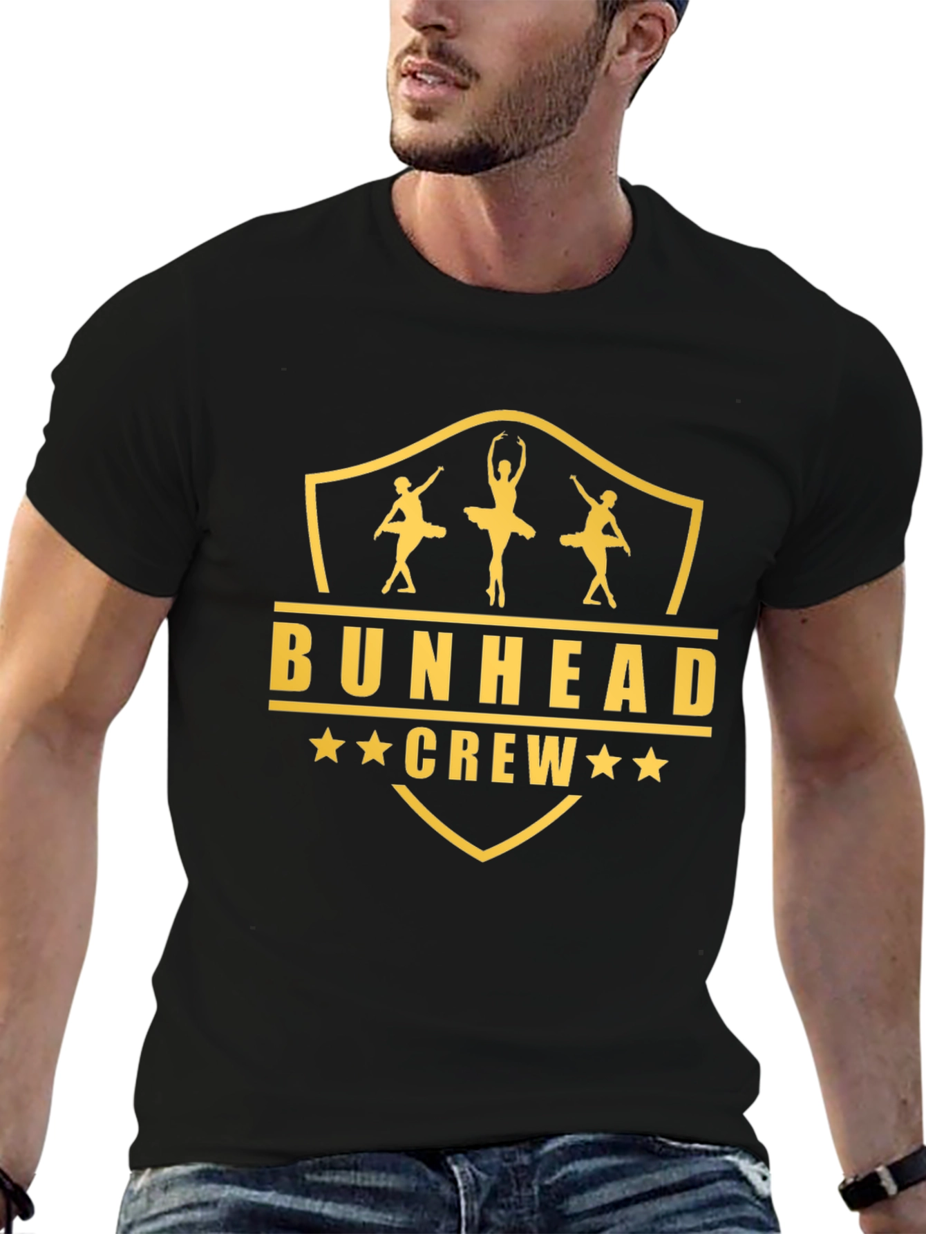 Bunhead Crew Black T-Shirt - Dance Lovers Tee