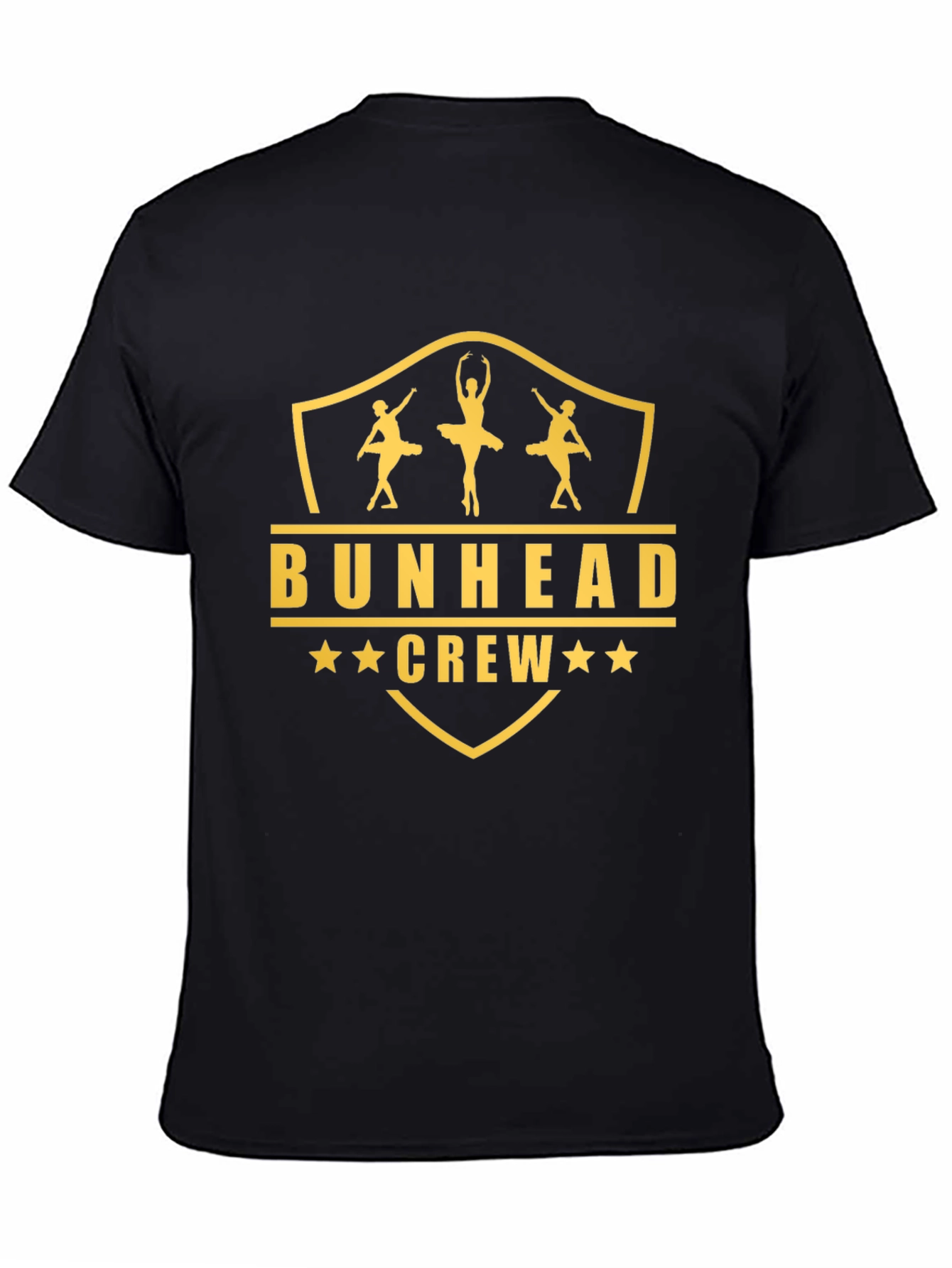 Bunhead Crew Black T-Shirt - Dance Lovers Tee