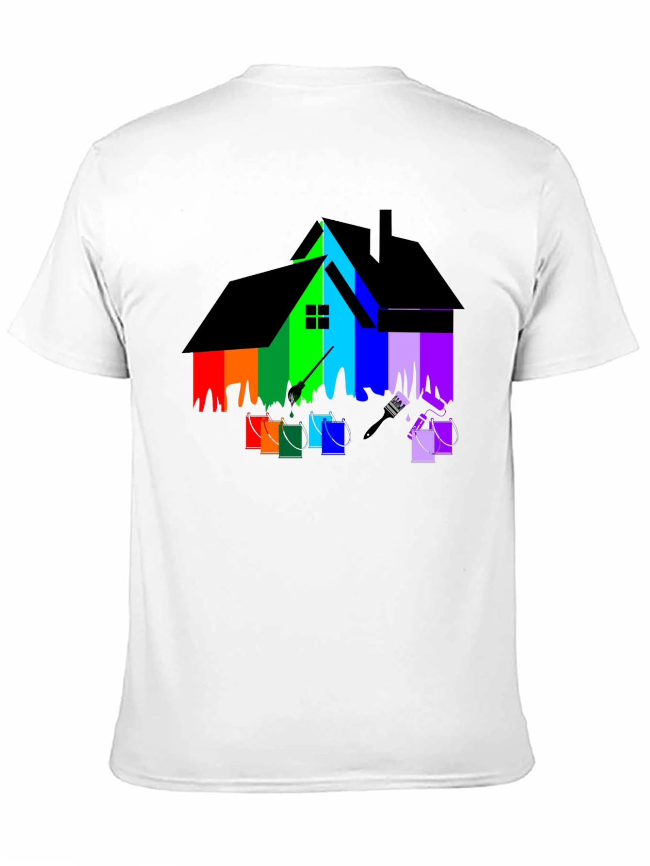 Colorful House Painting T-Shirt