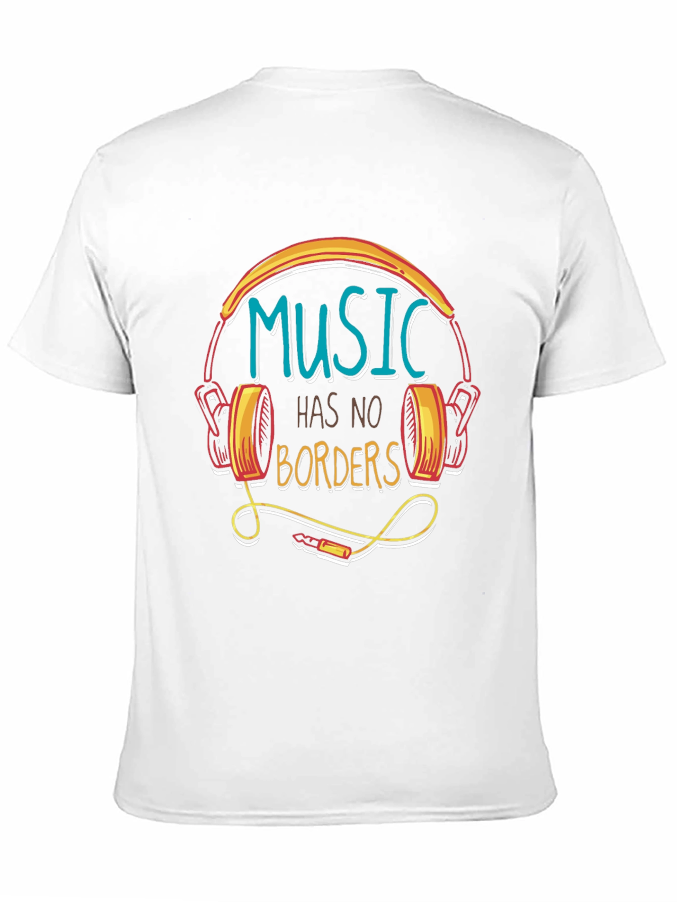 Music Has No Borders Graphic Tee
