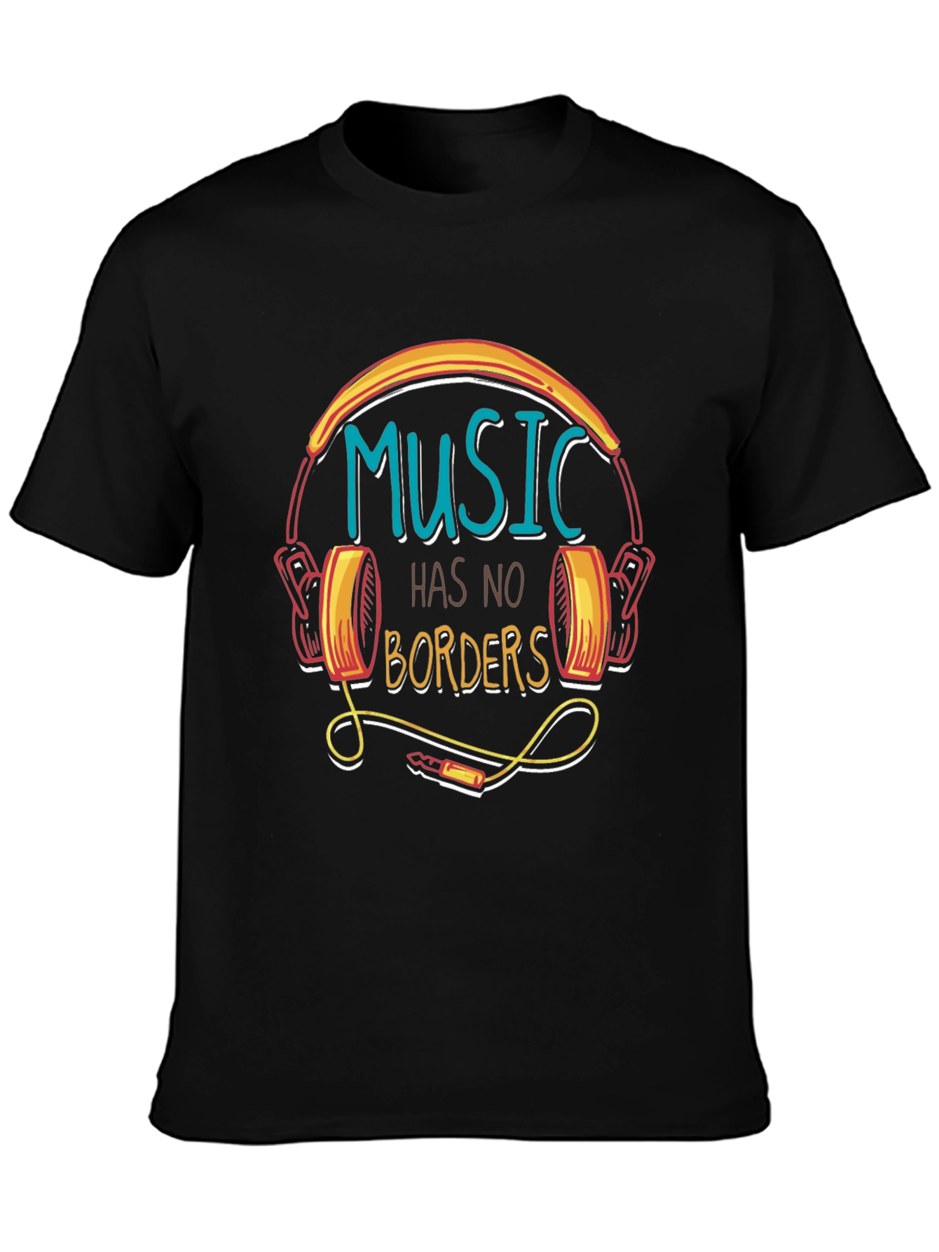 Music Has No Borders Graphic Tee