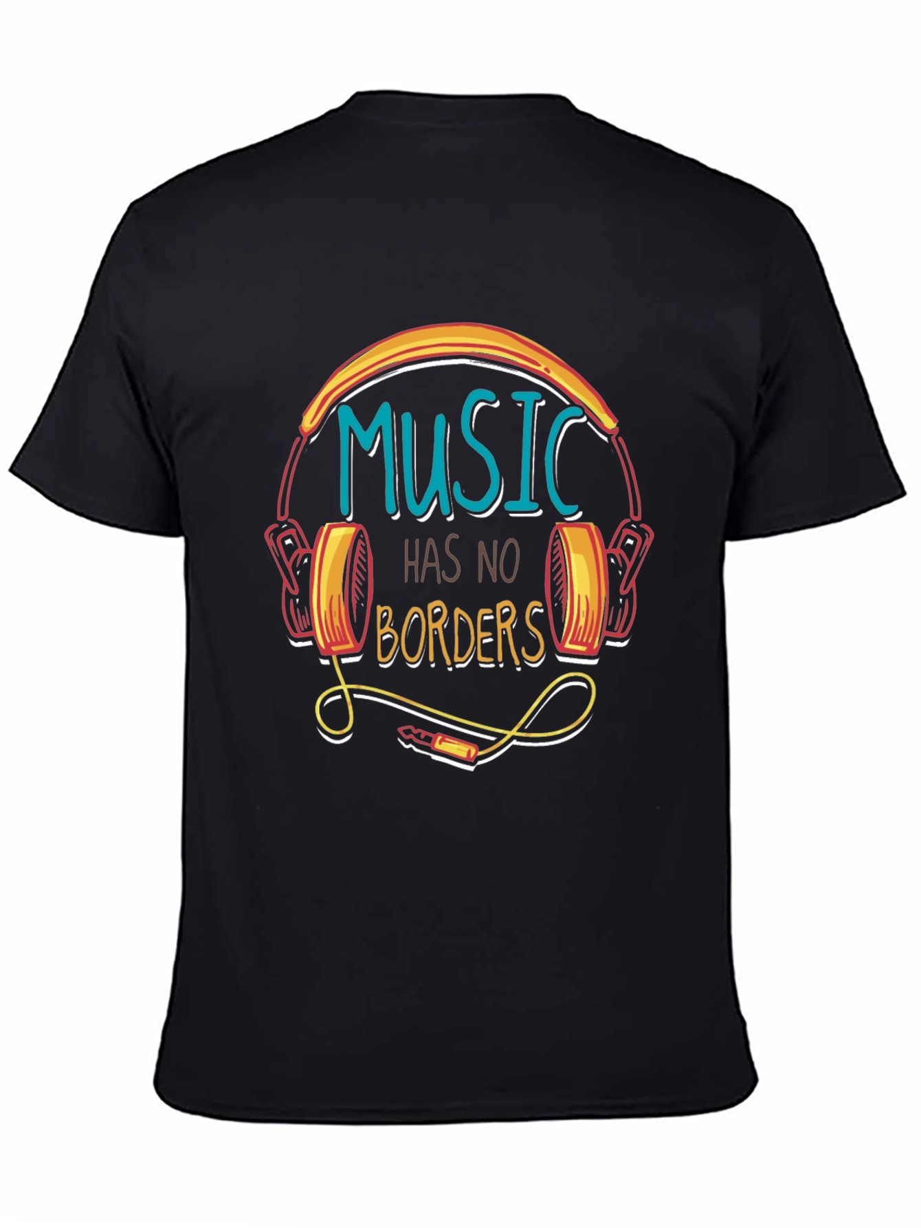 Music Has No Borders Graphic Tee