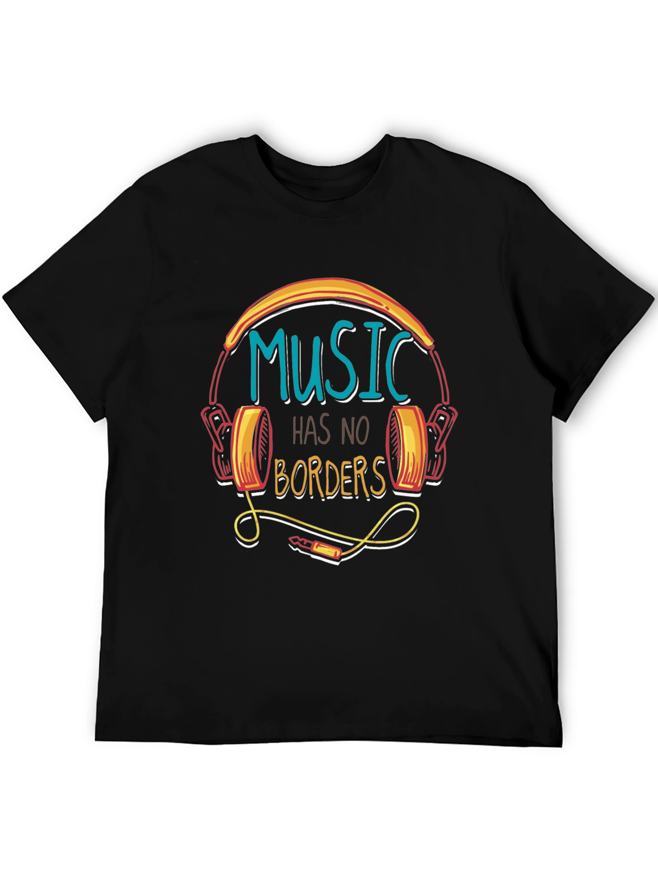 Music Has No Borders Graphic Tee