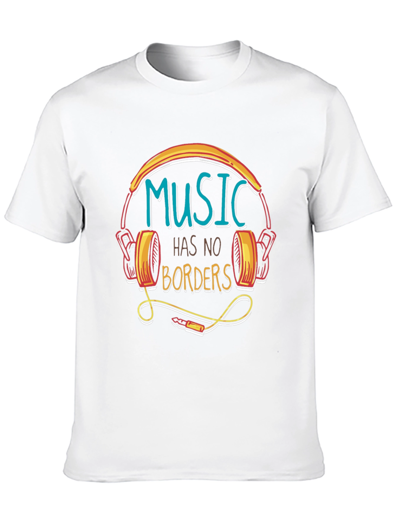 Music Has No Borders Graphic Tee