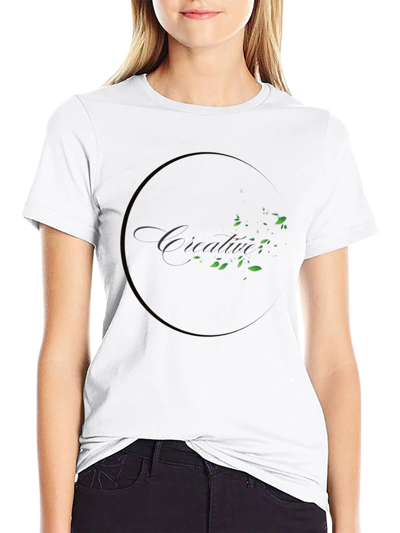 Creative Nature Black Tee