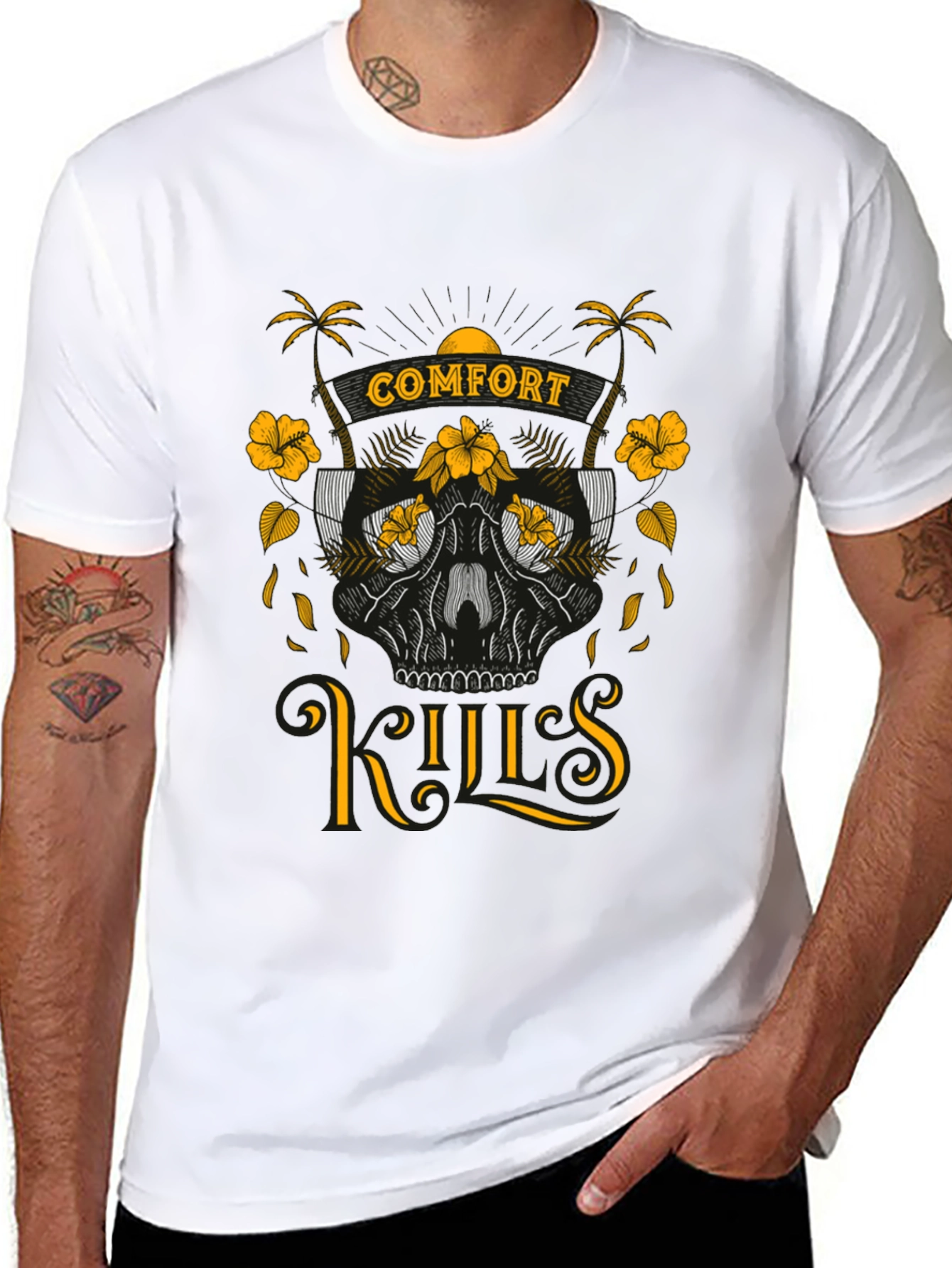 Comfort Rules Black Graphic Tee