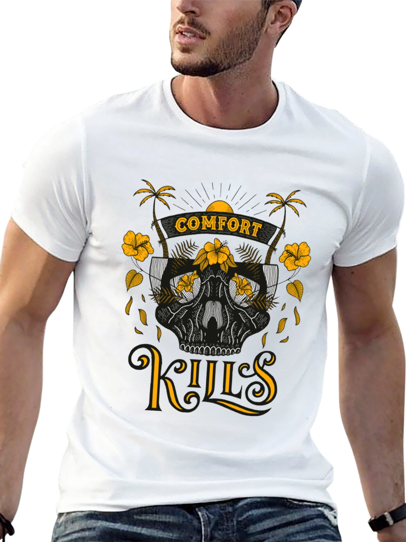 Comfort Rules Black Graphic Tee