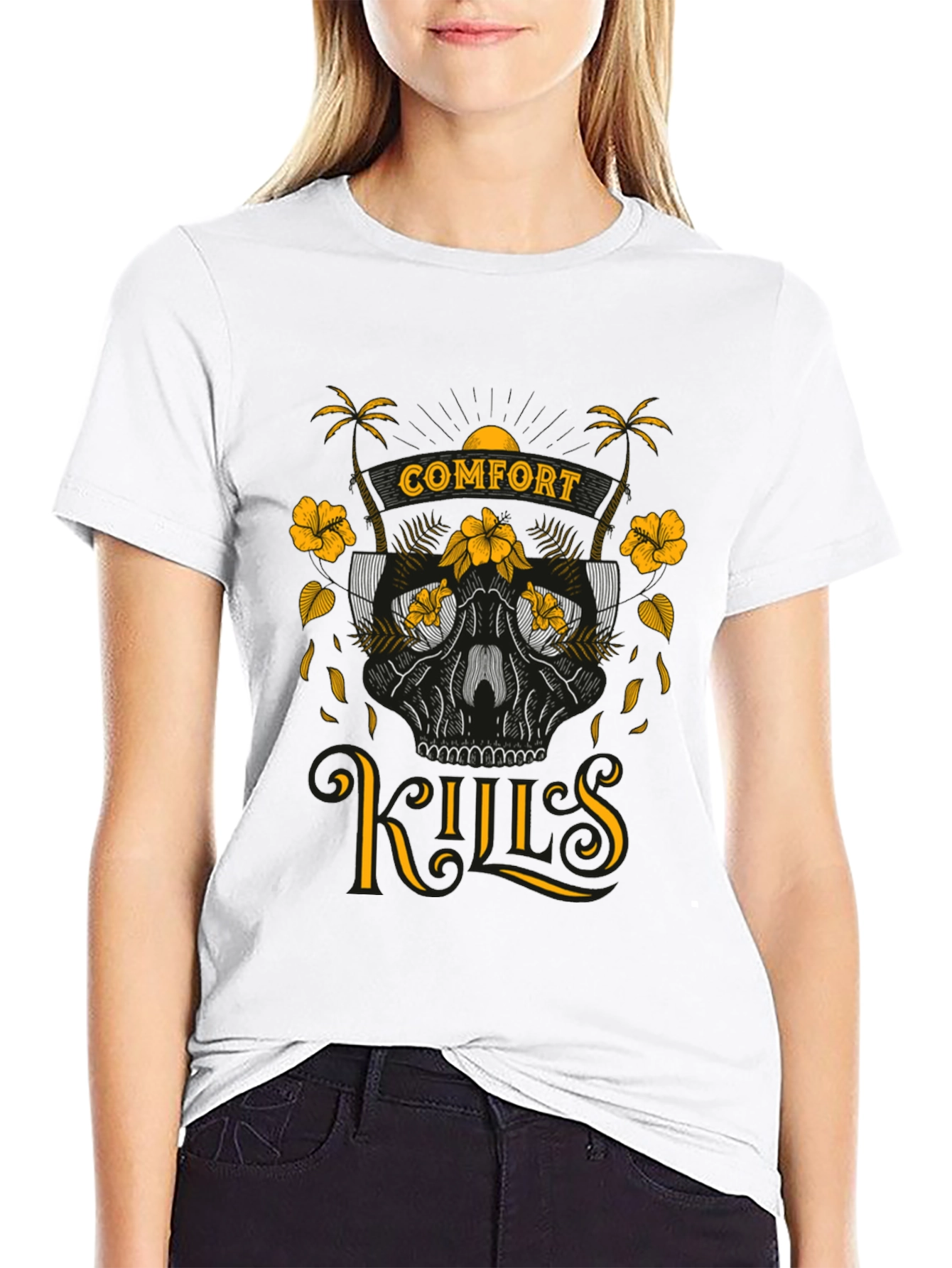 Comfort Rules Black Graphic Tee