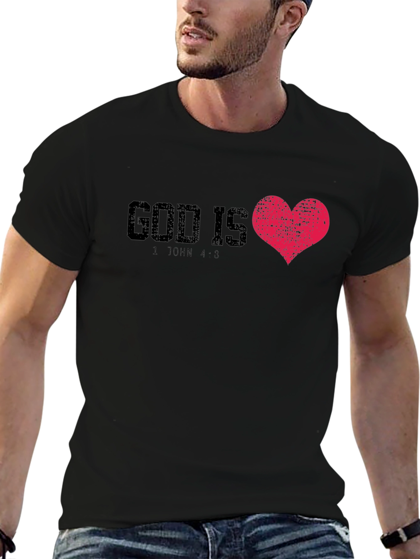 God Is Love T-Shirt - Religious Graphic Tee