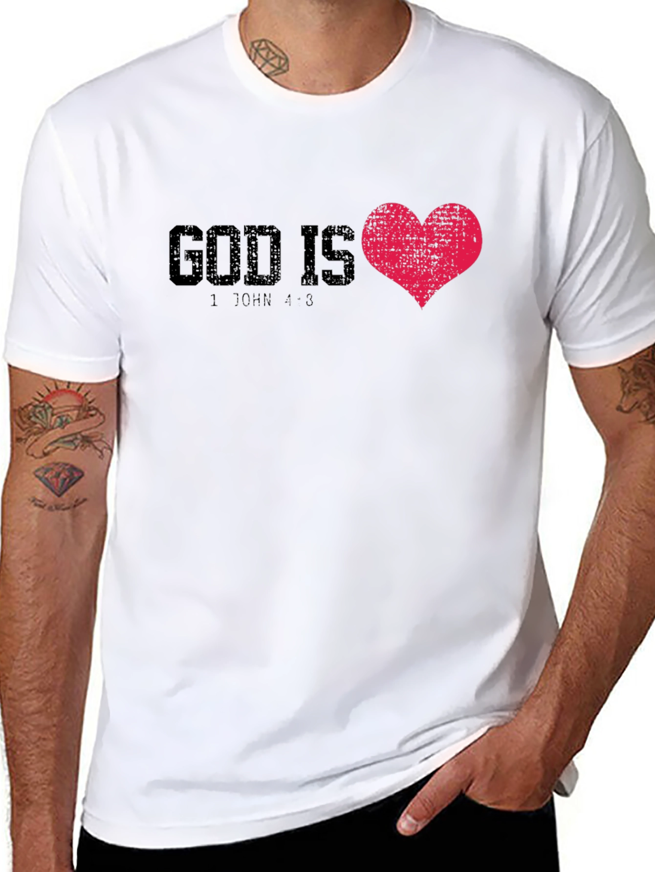 God Is Love T-Shirt - Religious Graphic Tee