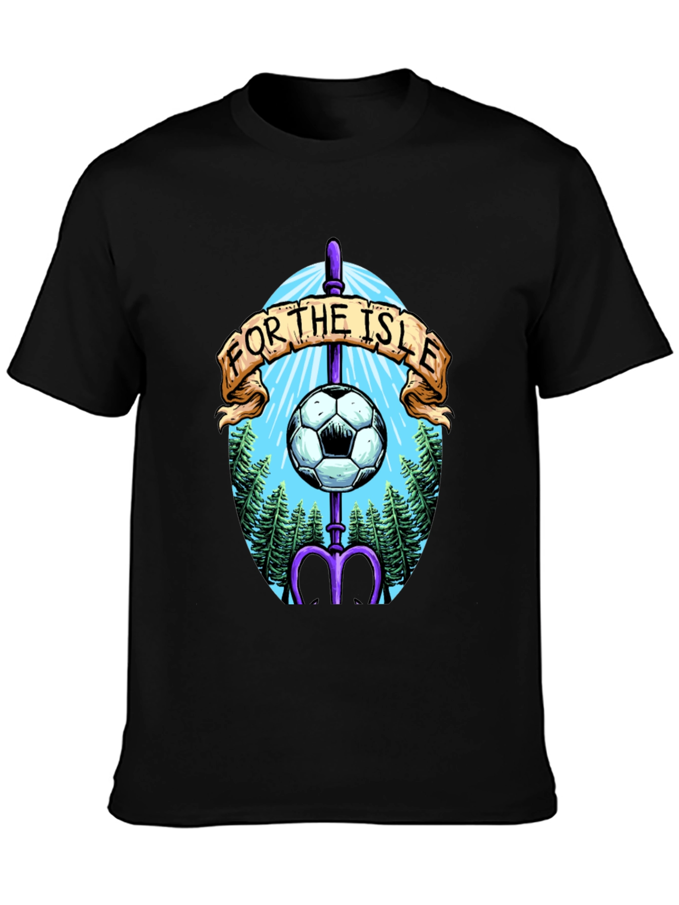 For The Isle Soccer T-Shirt - Black