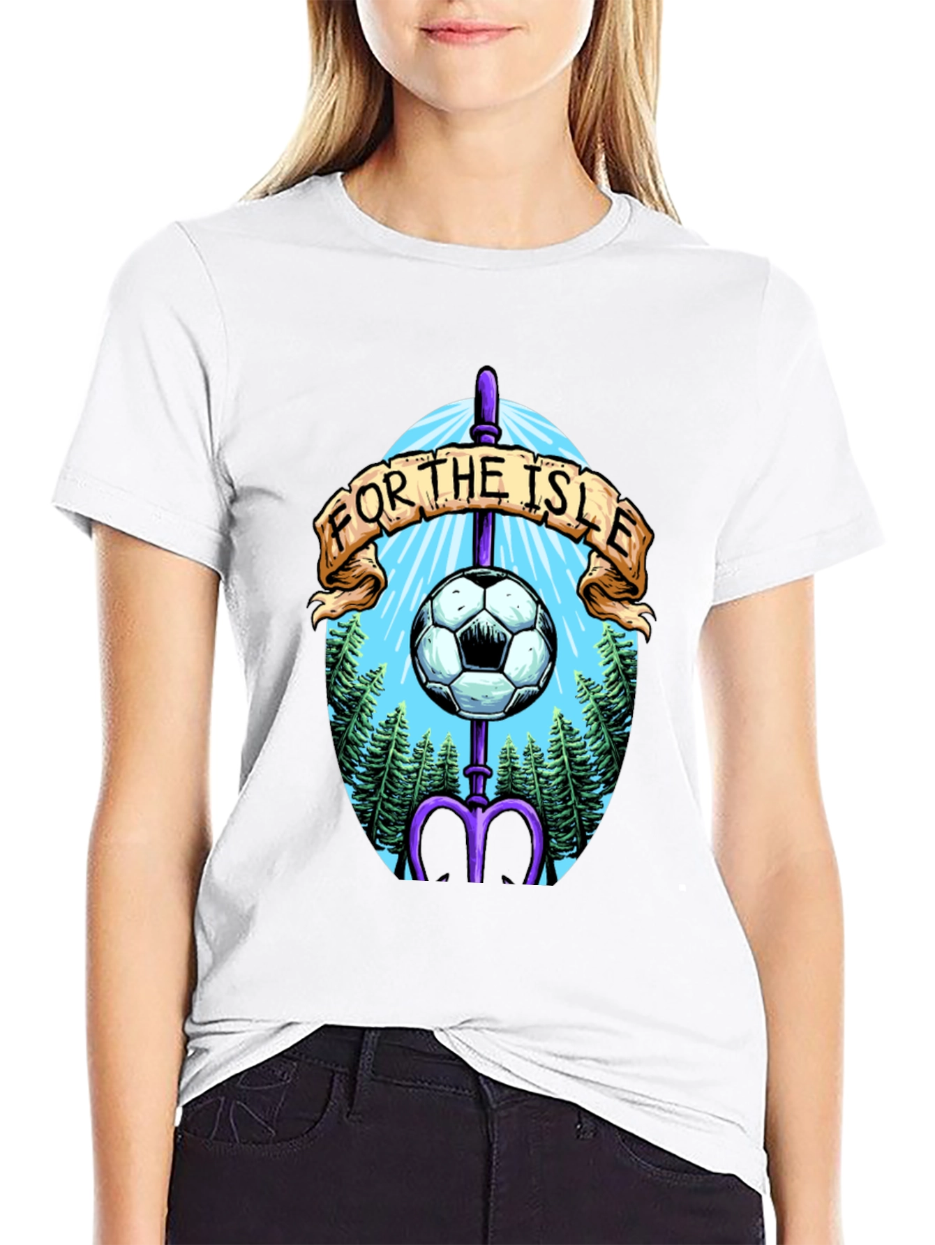 For The Isle Soccer T-Shirt - Black