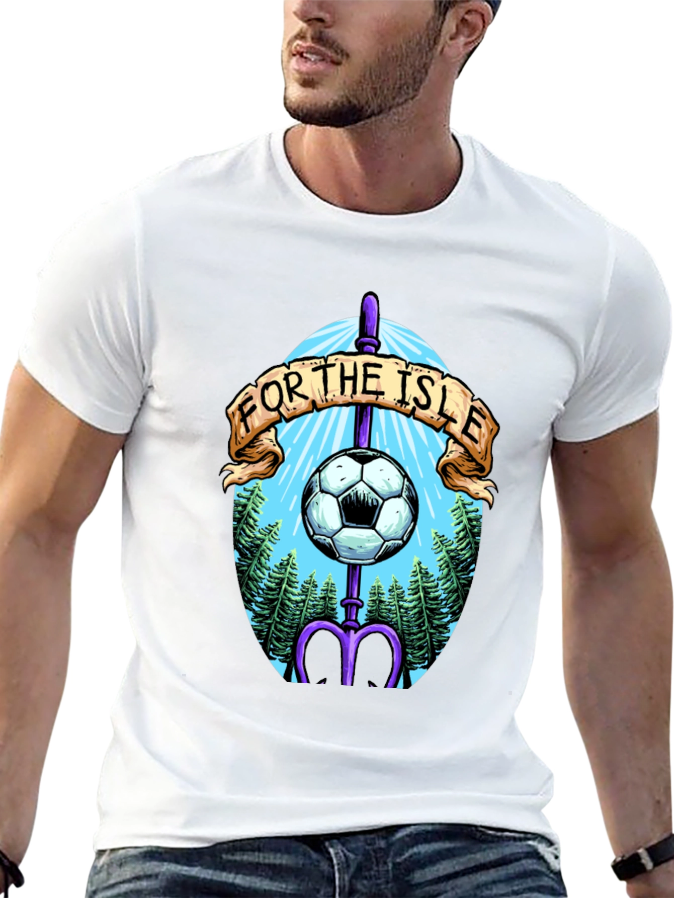 For The Isle Soccer T-Shirt - Black