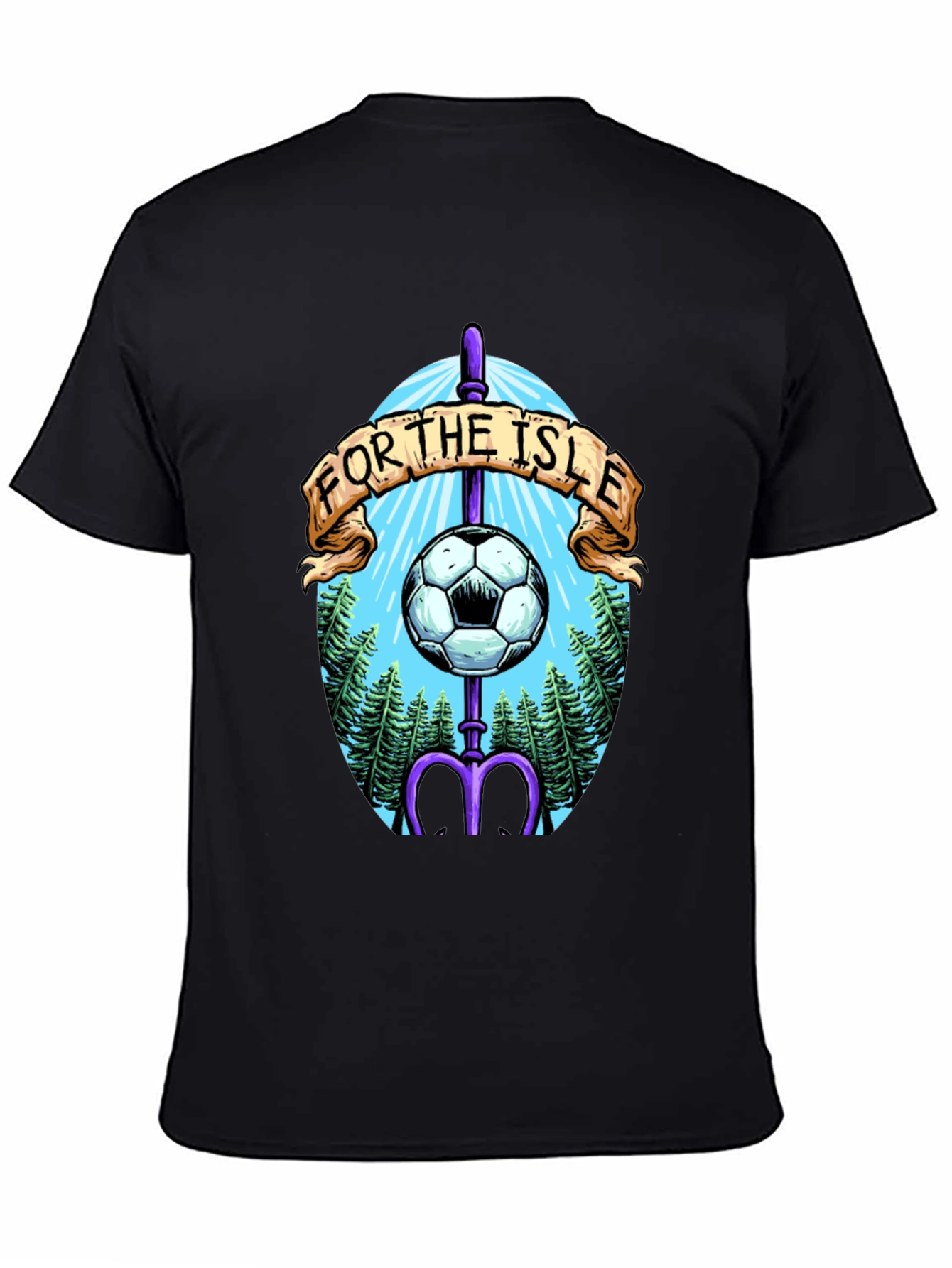 For The Isle Soccer T-Shirt - Black