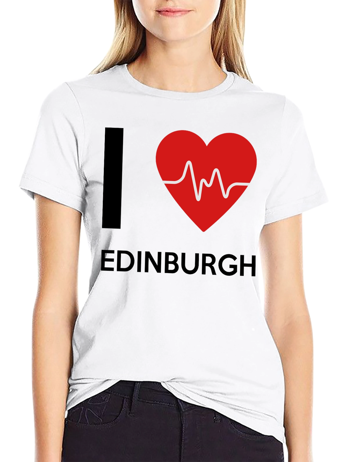 I Heart Edinburgh T-Shirt - Trendy Graphic Tee