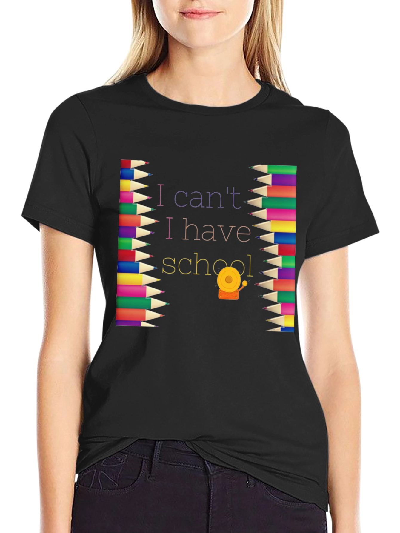 I Cant I Have School Graphic Tee