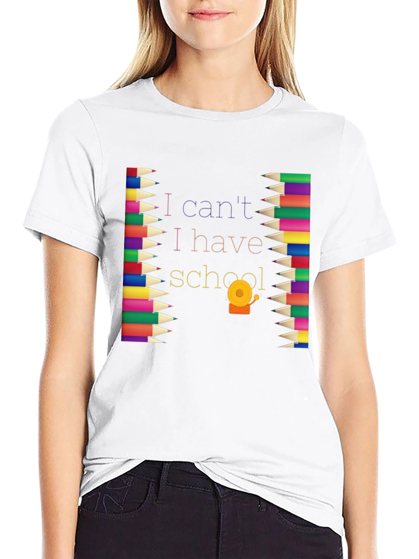 I Cant I Have School Graphic Tee