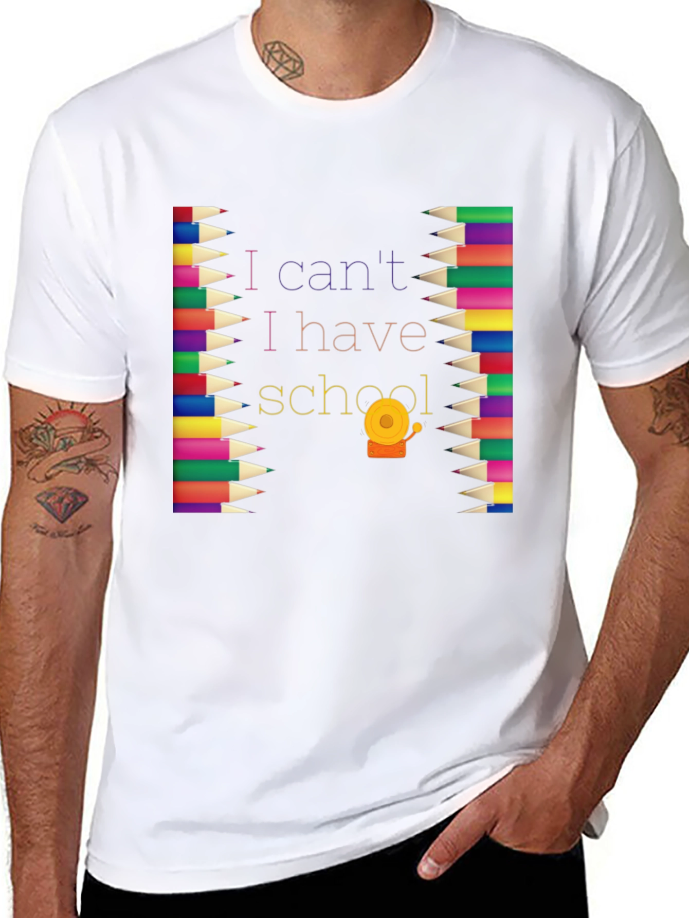 I Cant I Have School Graphic Tee