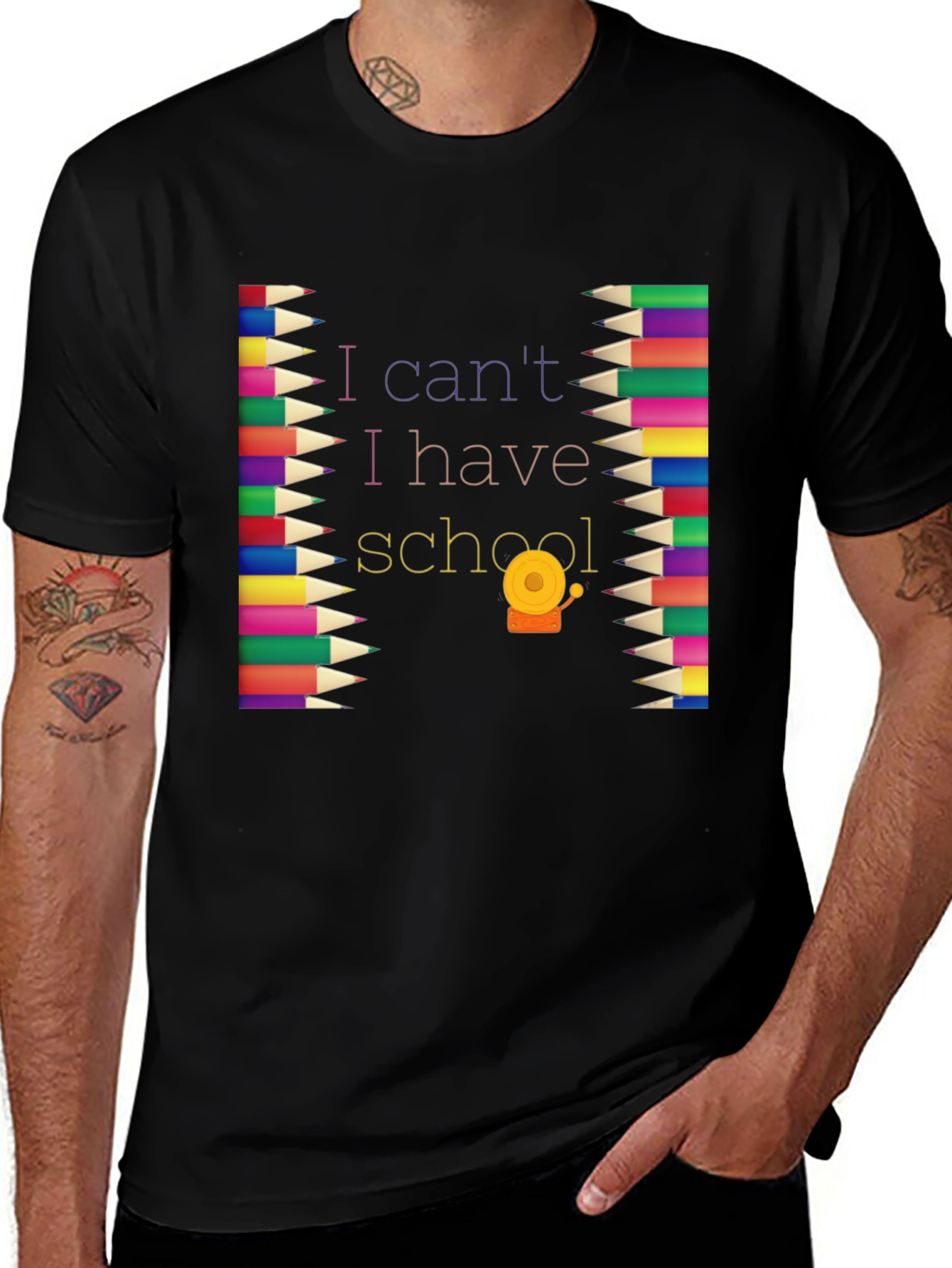 I Cant I Have School Graphic Tee