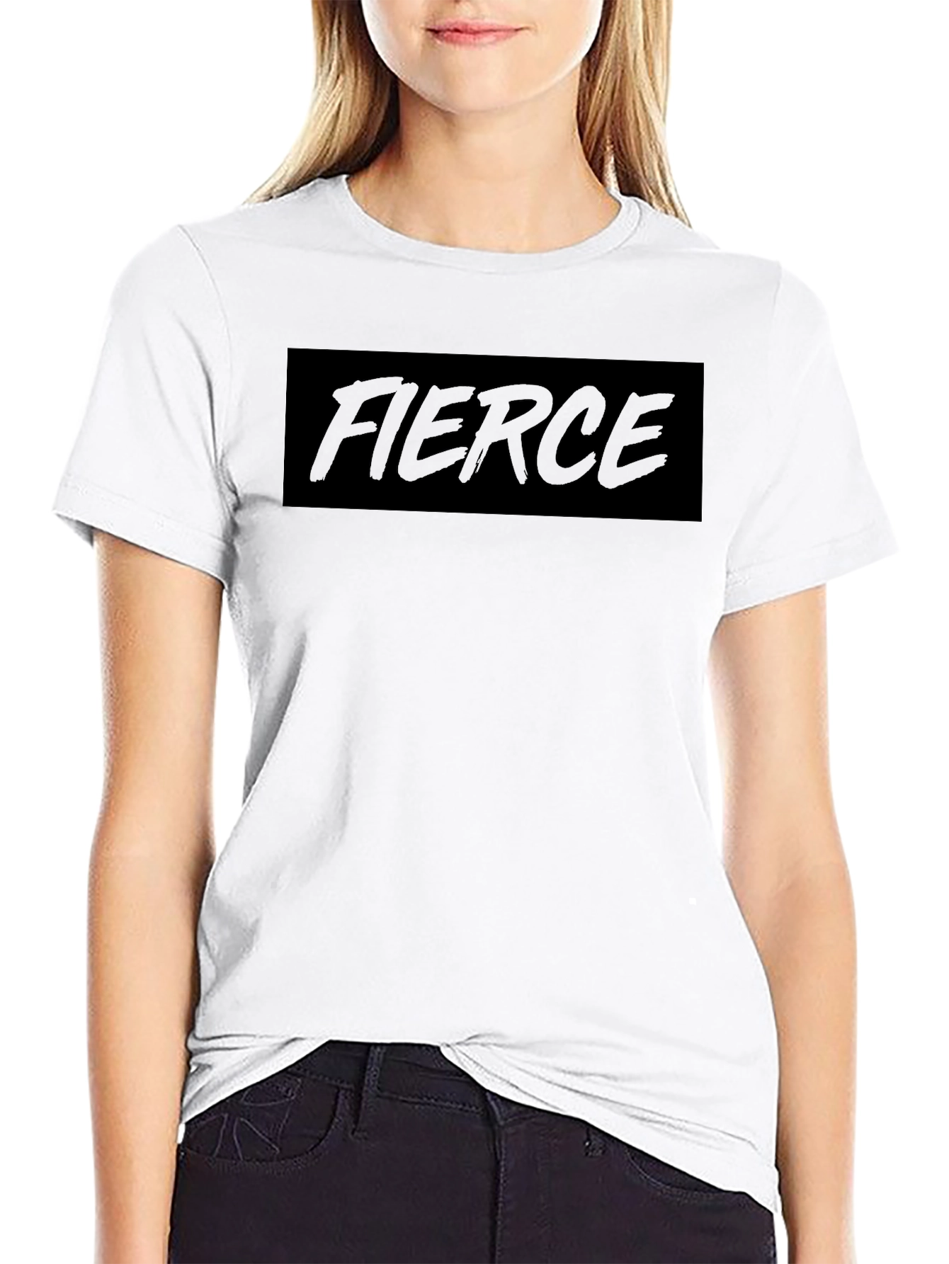 Fierce Black Graphic Tee