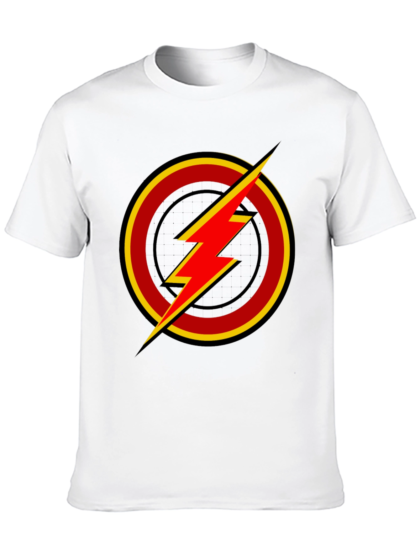 Flash Logo T-Shirt - Red and Yellow Emblem