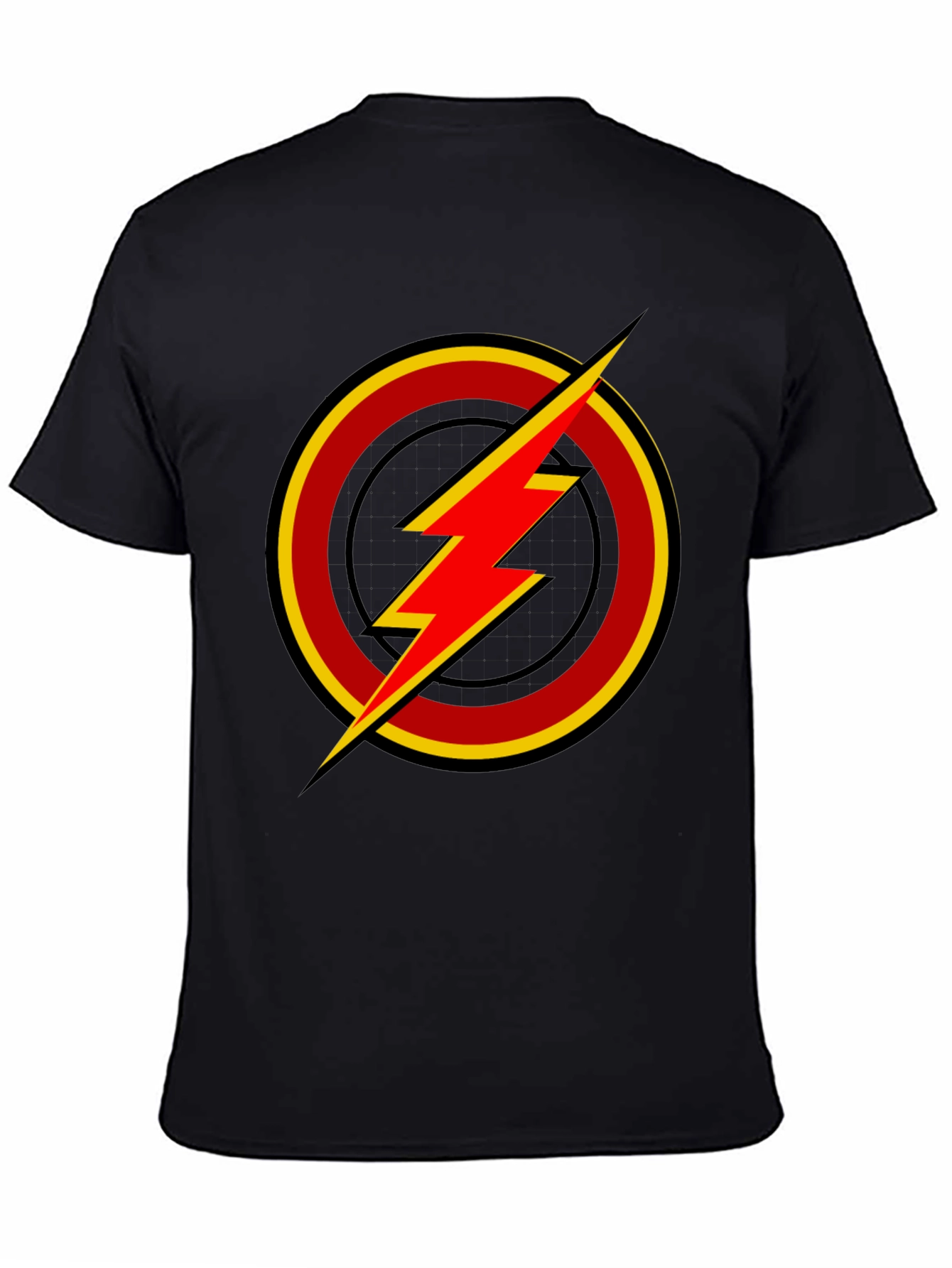Flash Logo T-Shirt - Red and Yellow Emblem