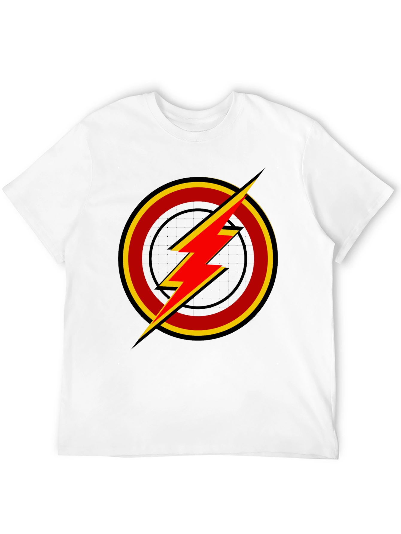 Flash Logo T-Shirt - Red and Yellow Emblem