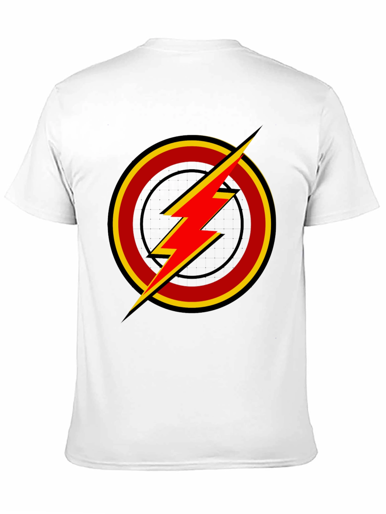 Flash Logo T-Shirt - Red and Yellow Emblem