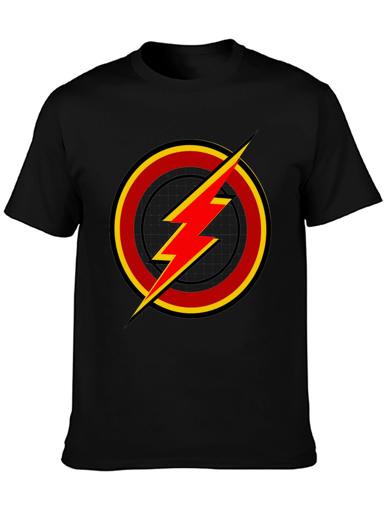 Flash Logo T-Shirt - Red and Yellow Emblem