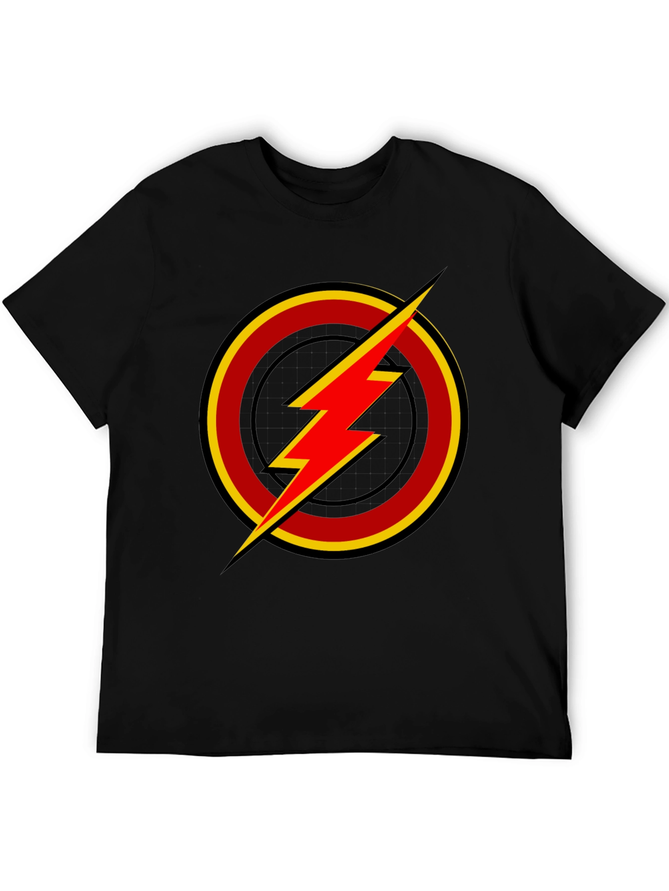 Flash Logo T-Shirt - Red and Yellow Emblem