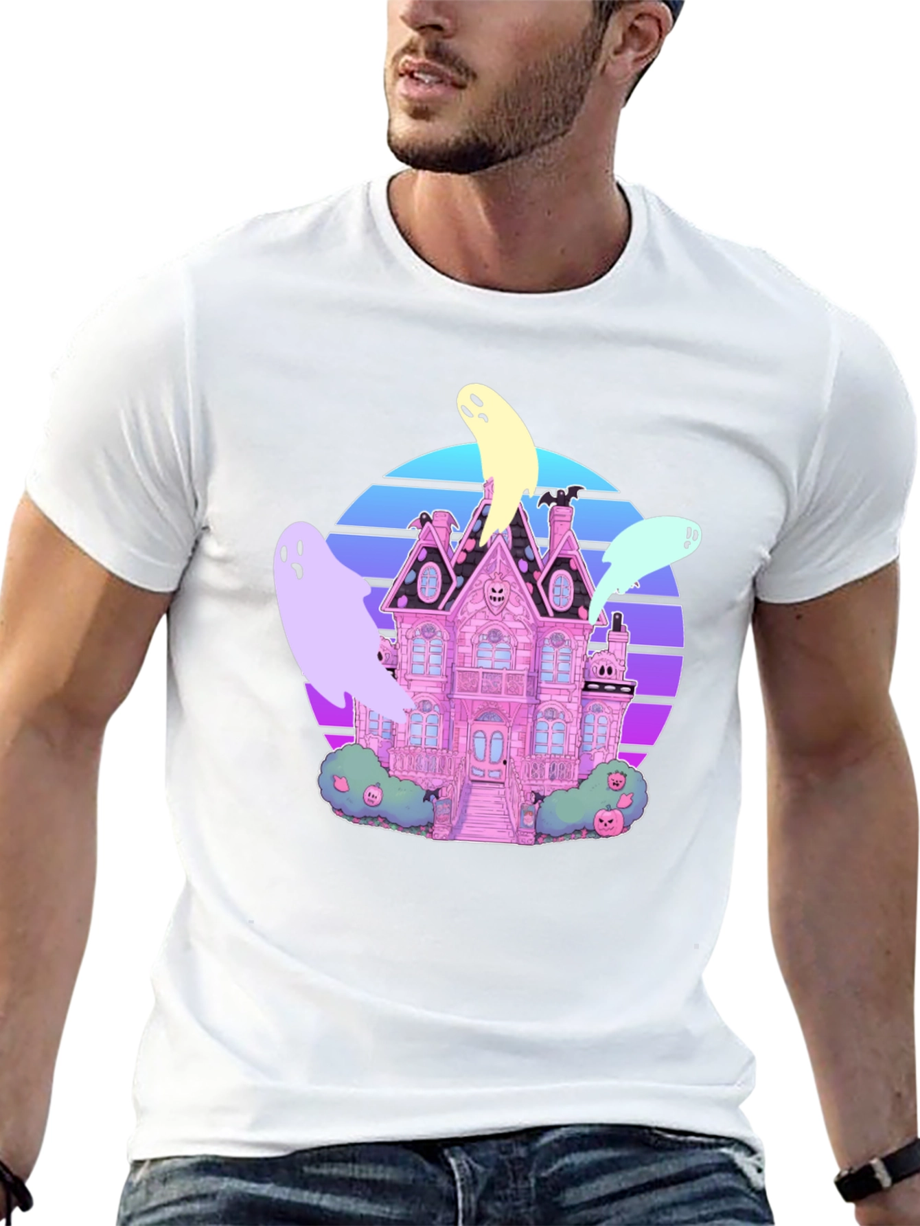 Haunted House Graphic Tee