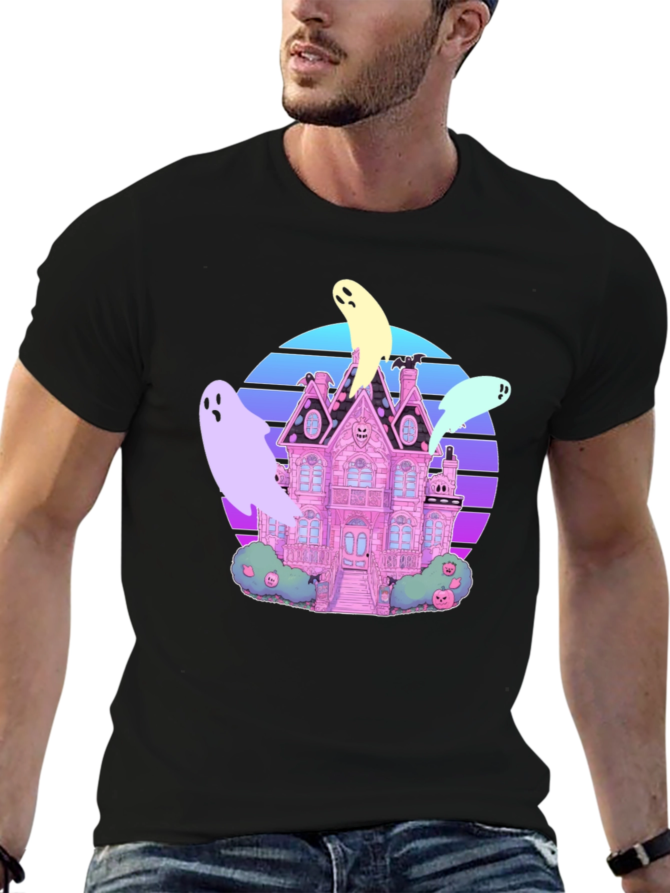 Haunted House Graphic Tee