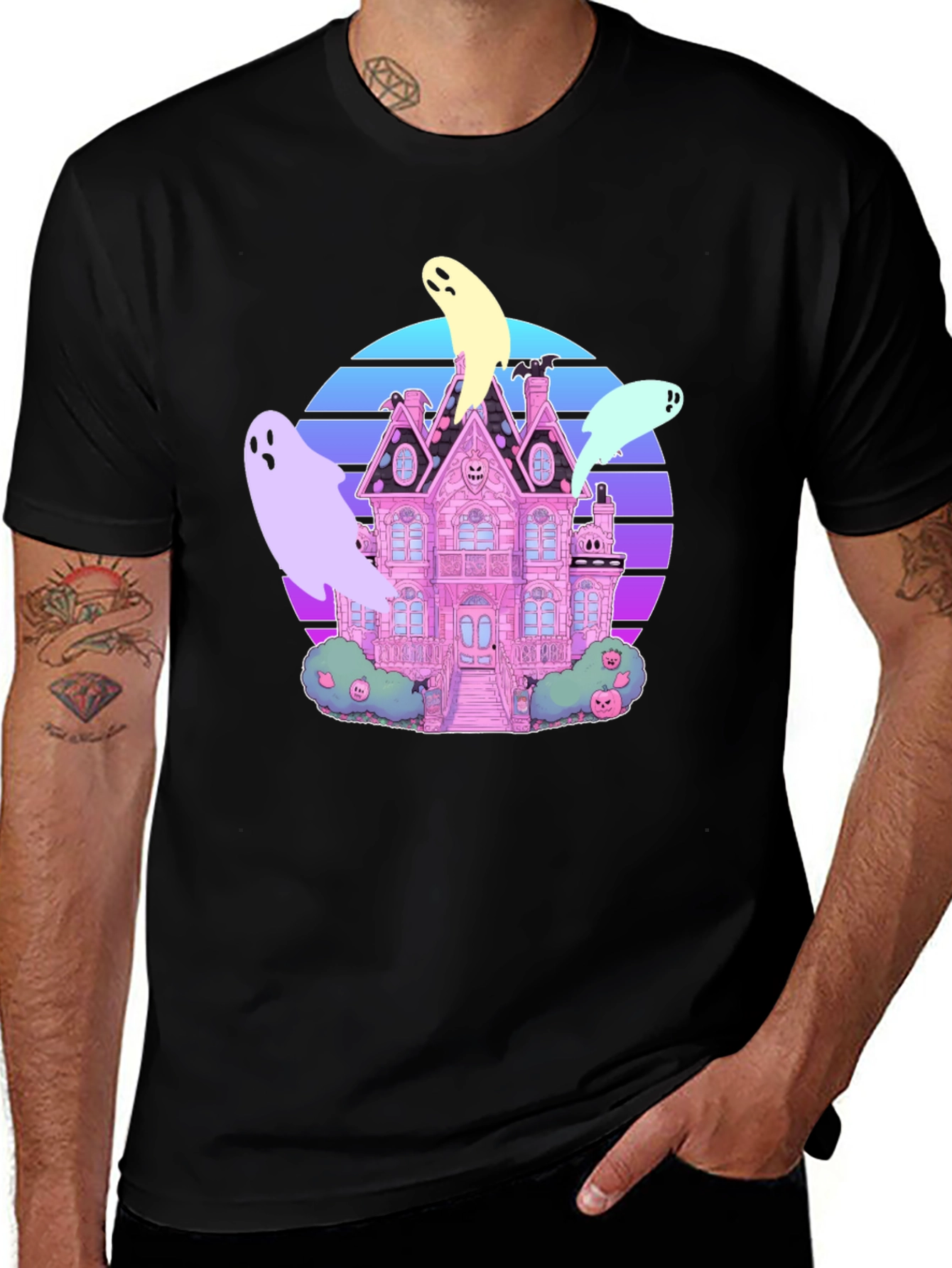 Haunted House Graphic Tee