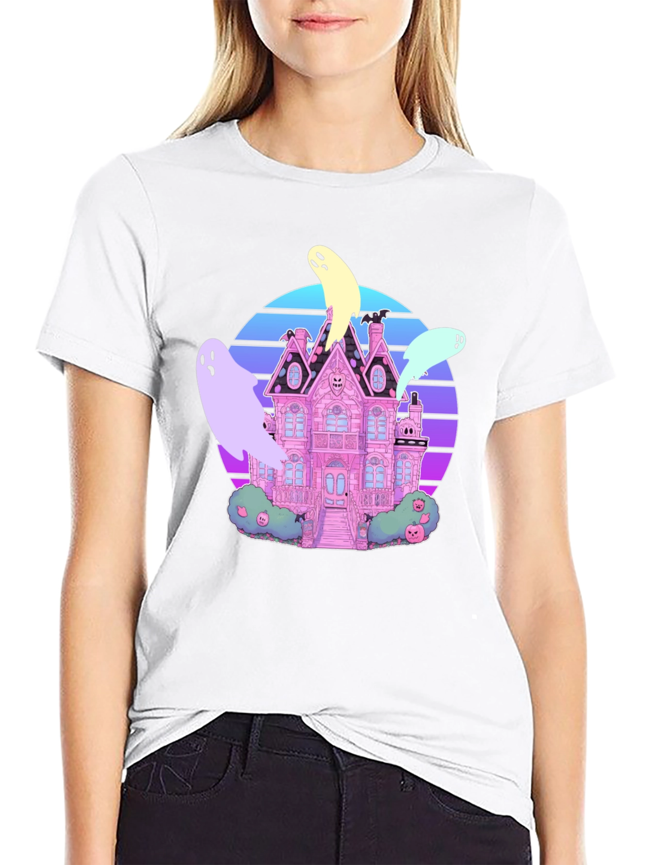 Haunted House Graphic Tee