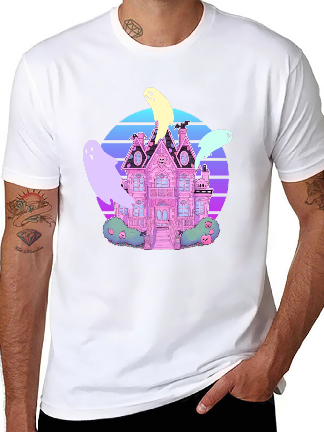 Haunted House Graphic Tee